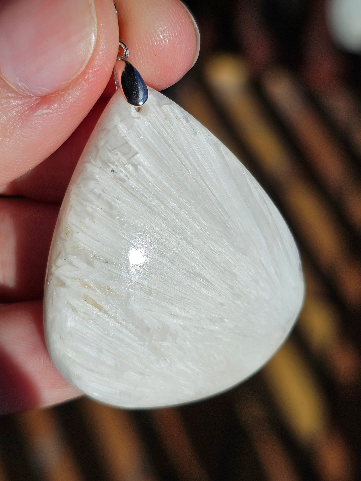 Pendentif en Scolécite n°2
