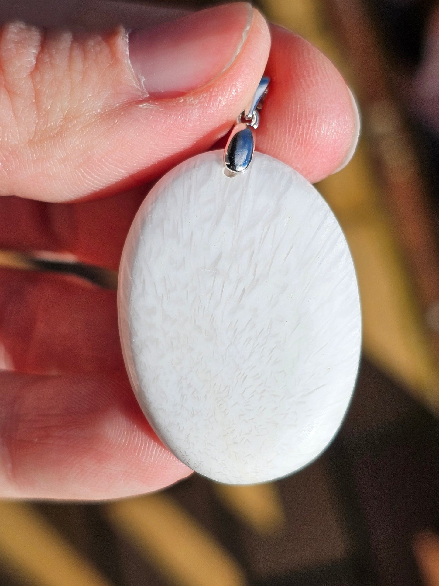 Pendentif en Scolécite n°3