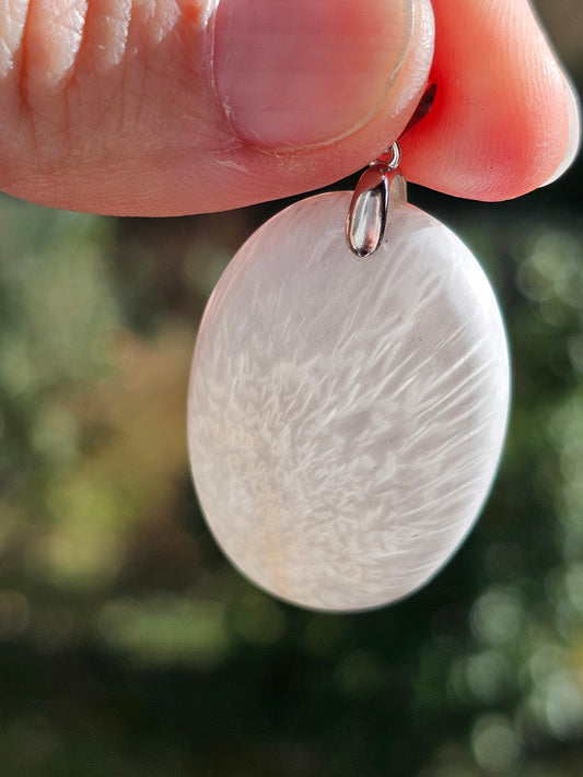 Pendentif en Scolécite n°3