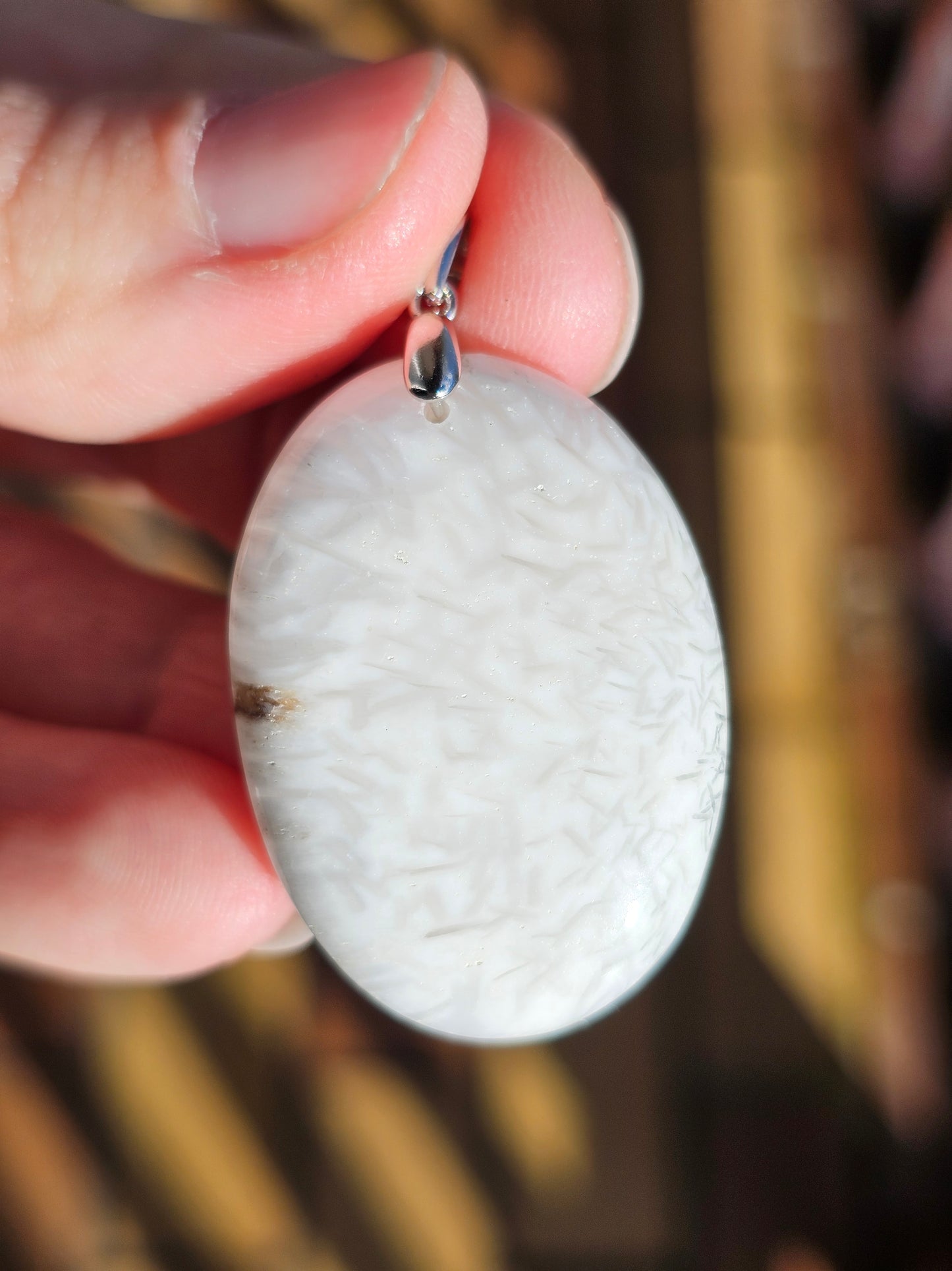 Pendentif en Scolécite n°4