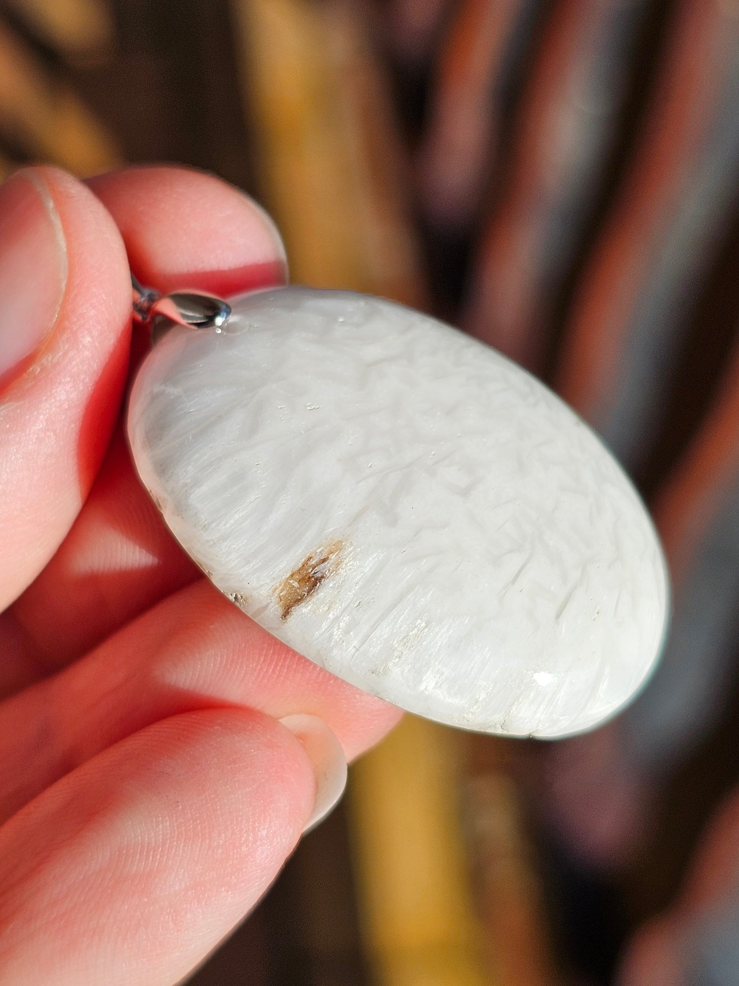 Pendentif en Scolécite n°4