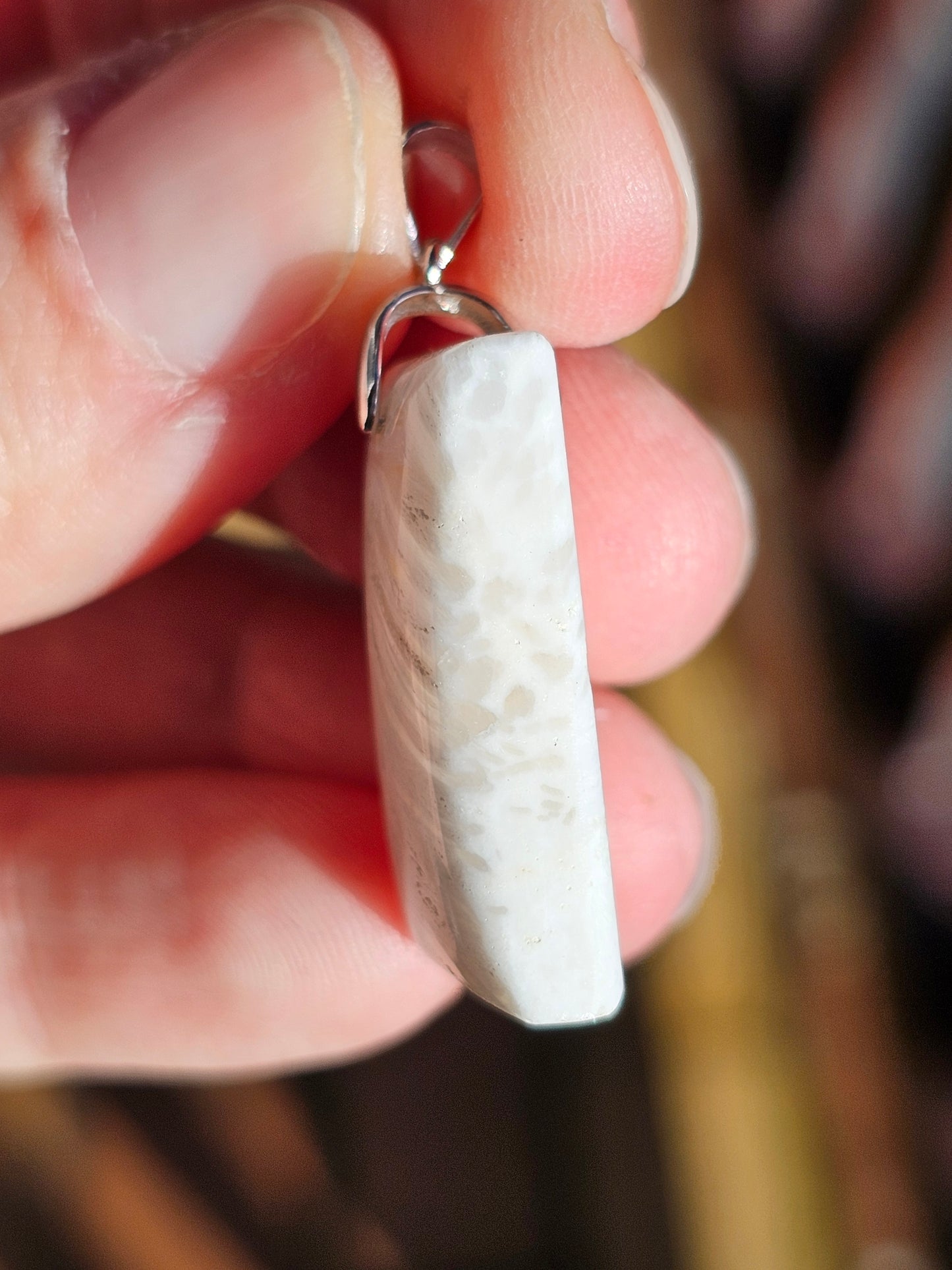 Pendentif en Scolécite n°6