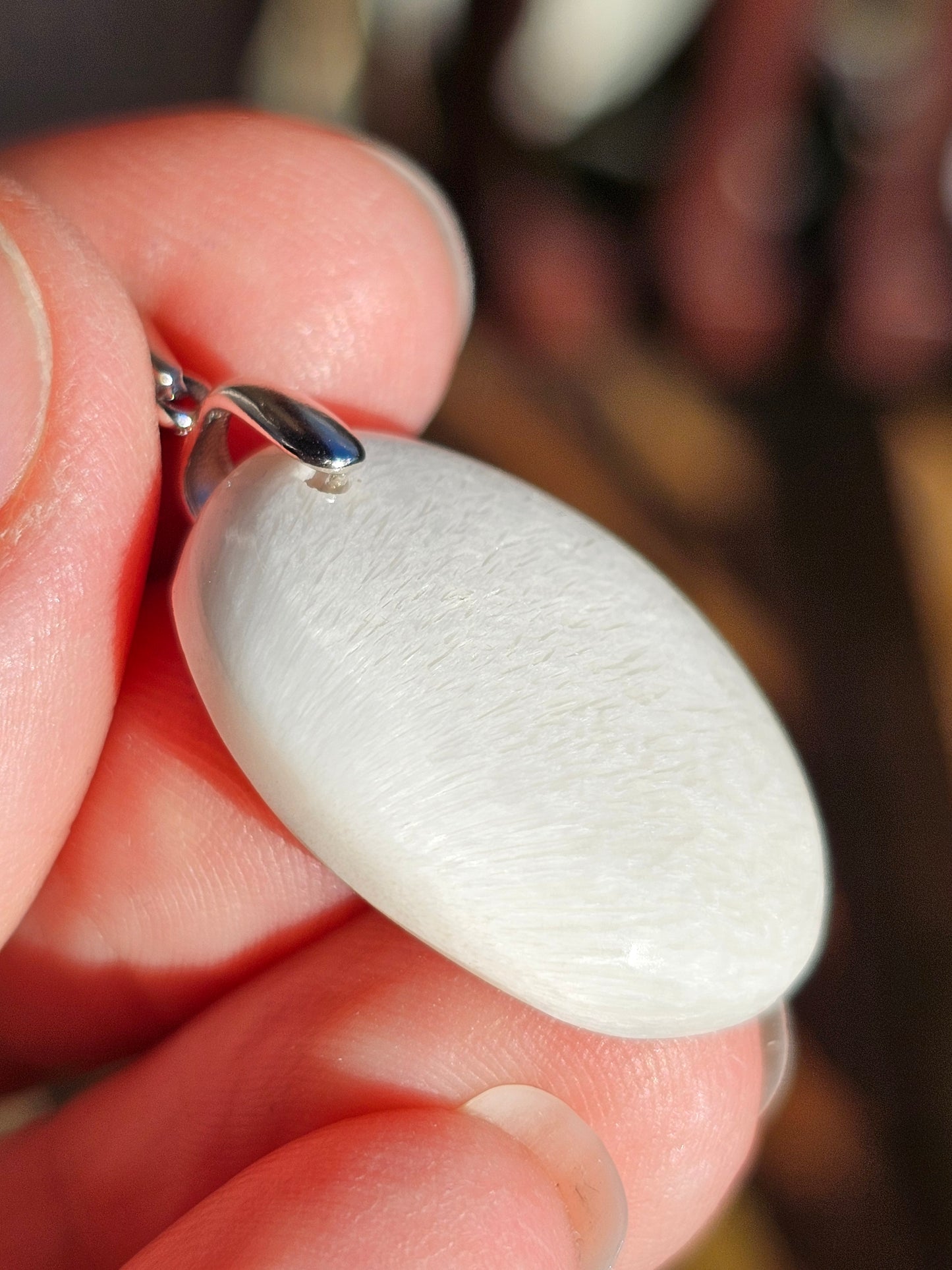 Pendentif en Scolécite n°7