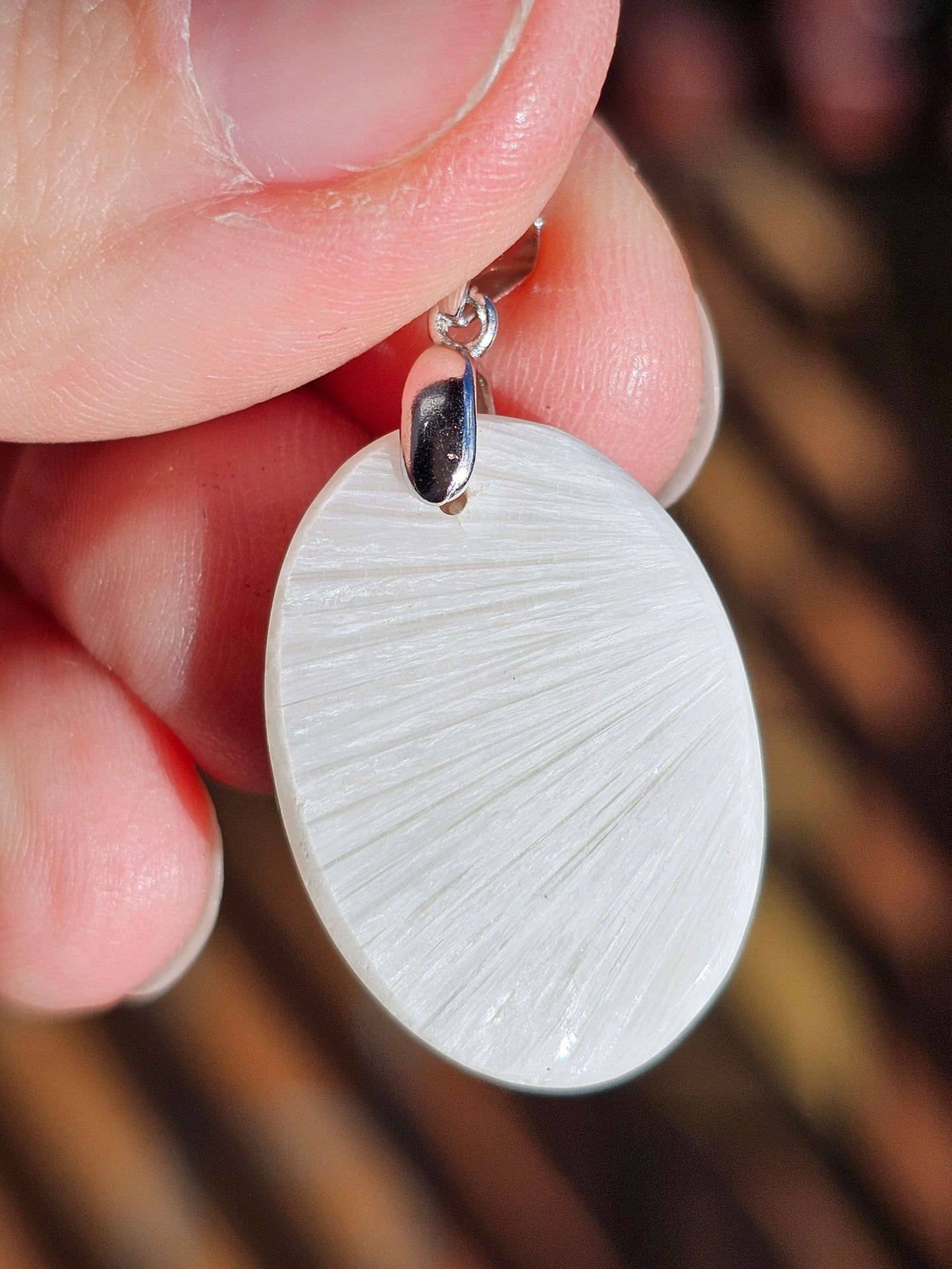 Pendentif en Scolécite n°7