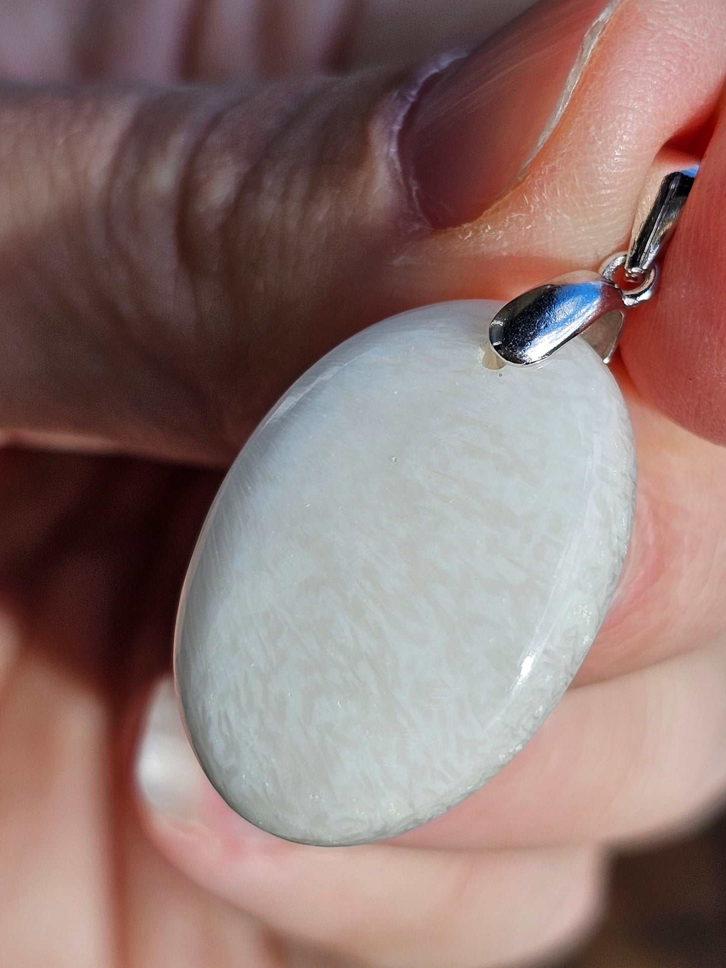 Pendentif en Scolécite n°7