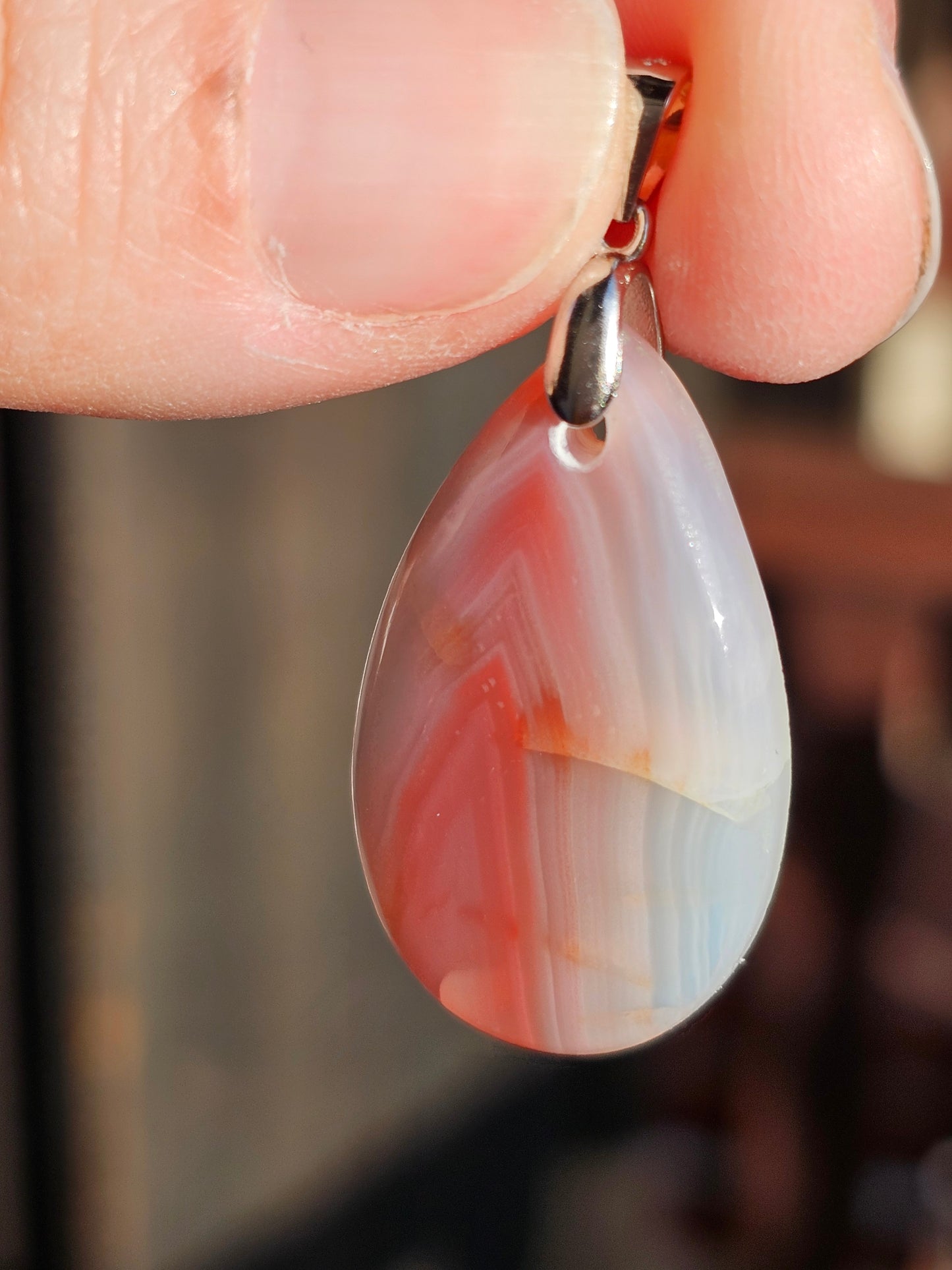 Pendentif en Agate Swazi n°7