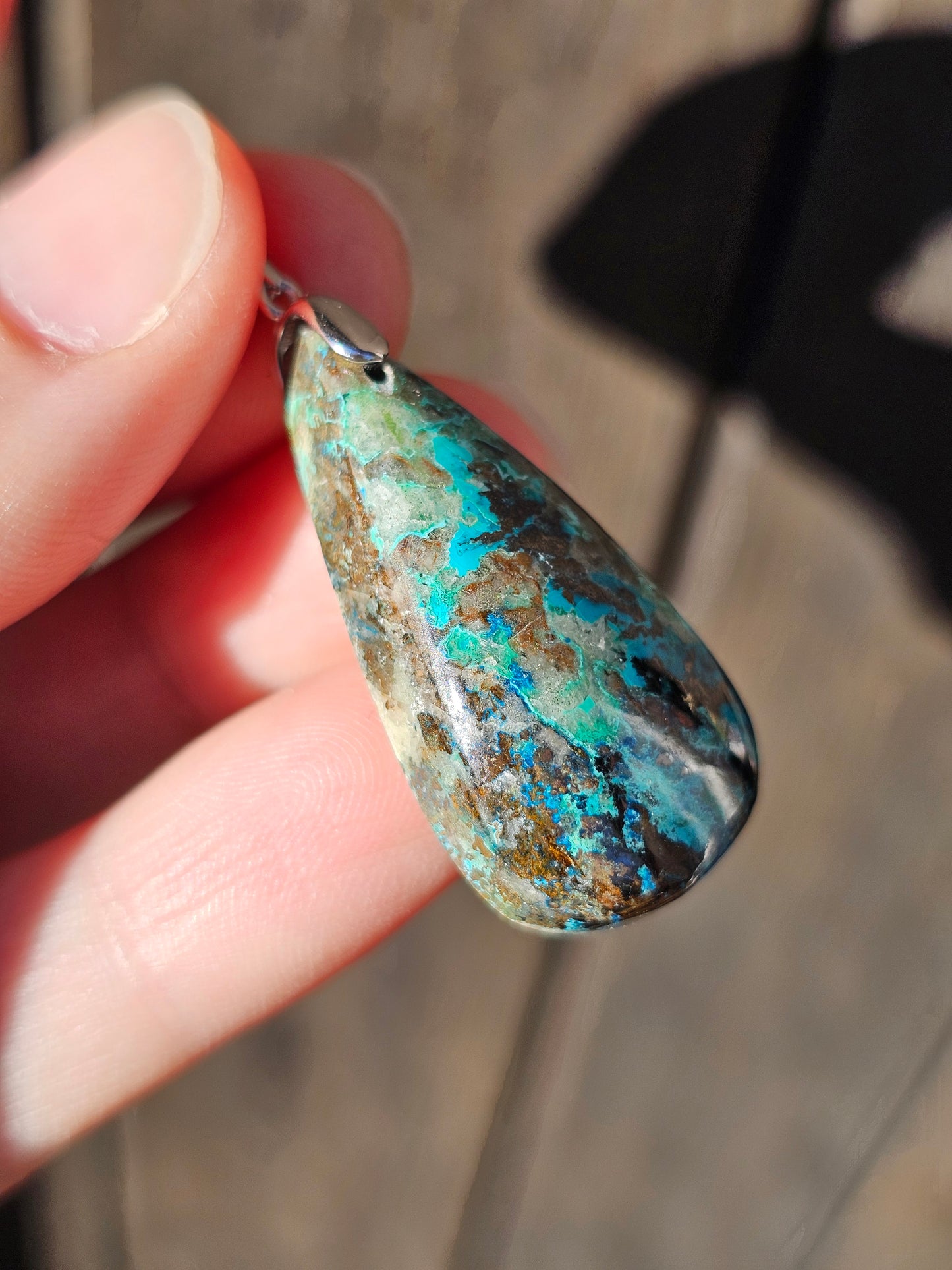 Pendentif en Chrysocolle n°4