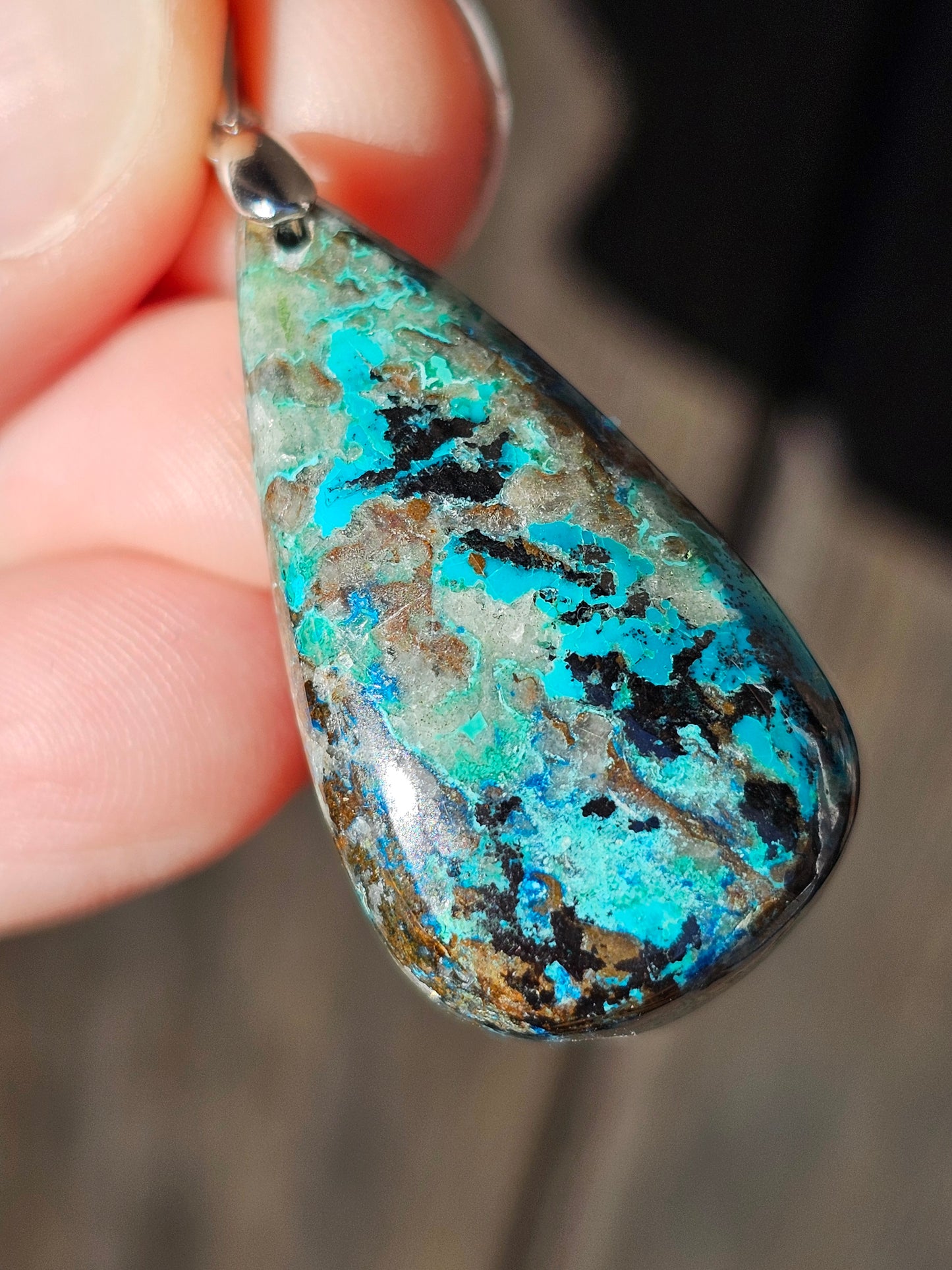 Pendentif en Chrysocolle n°4
