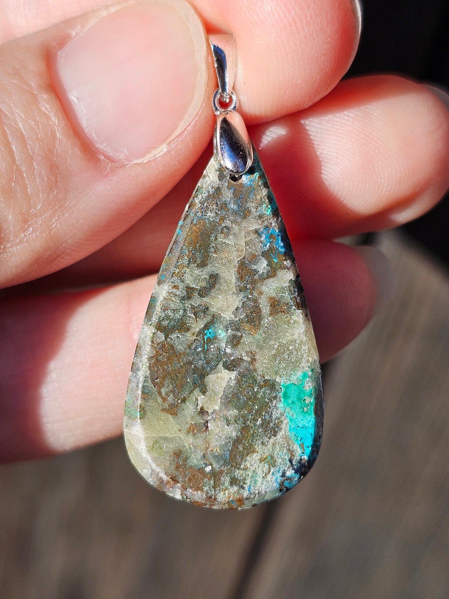 Pendentif en Chrysocolle n°4