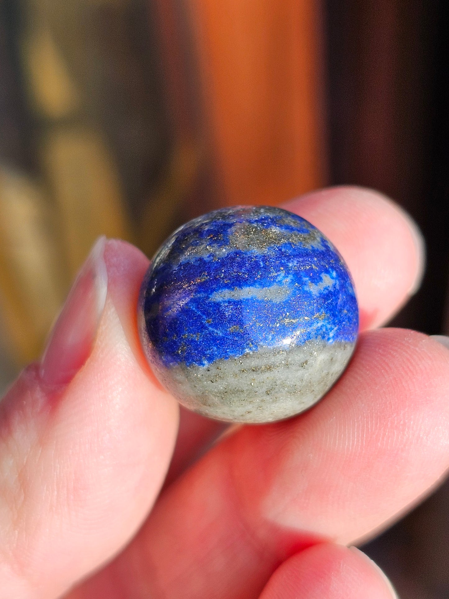 Petite sphère en Lapis Lazuli LL1