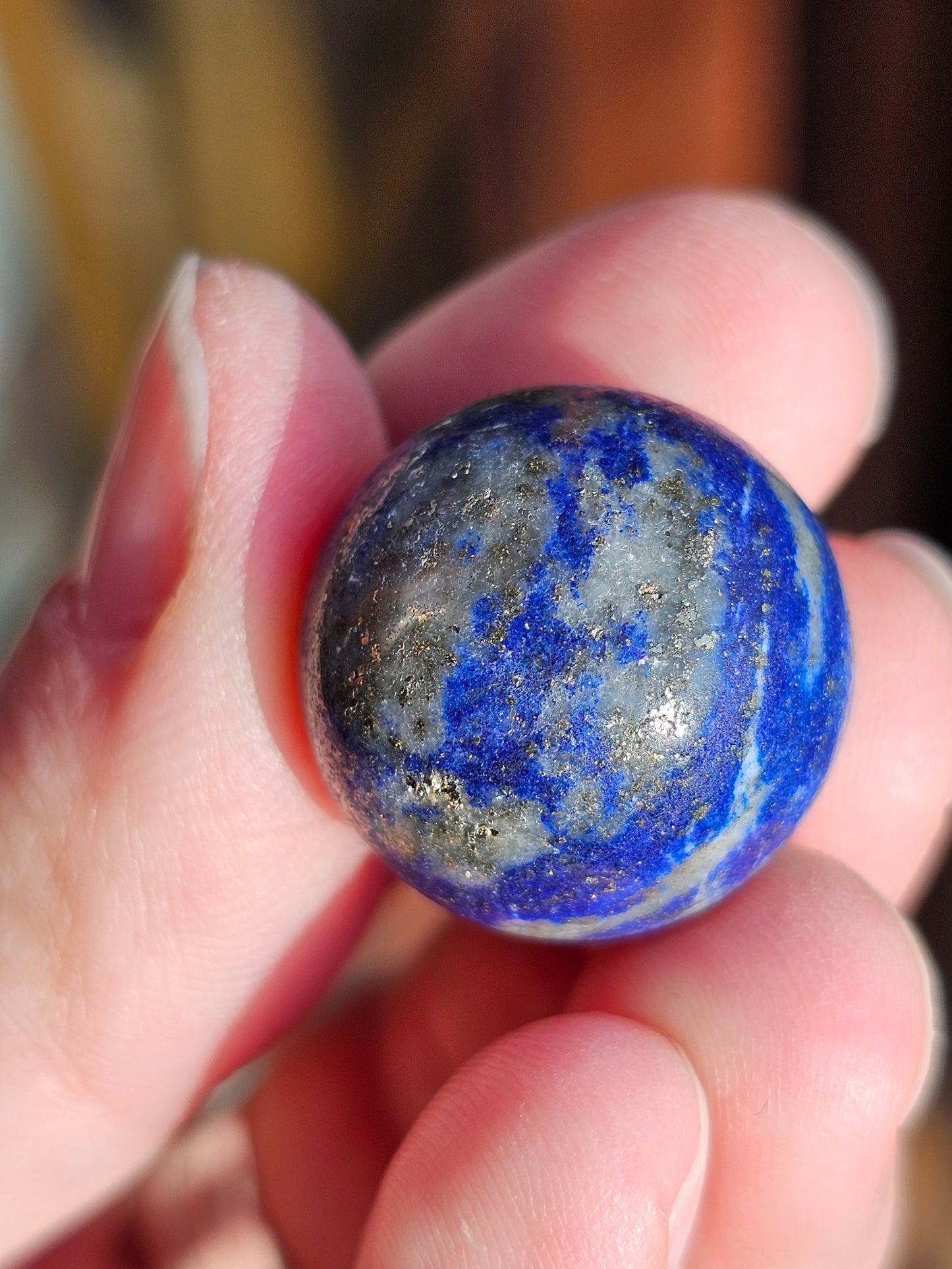Petite sphère en Lapis Lazuli LL1