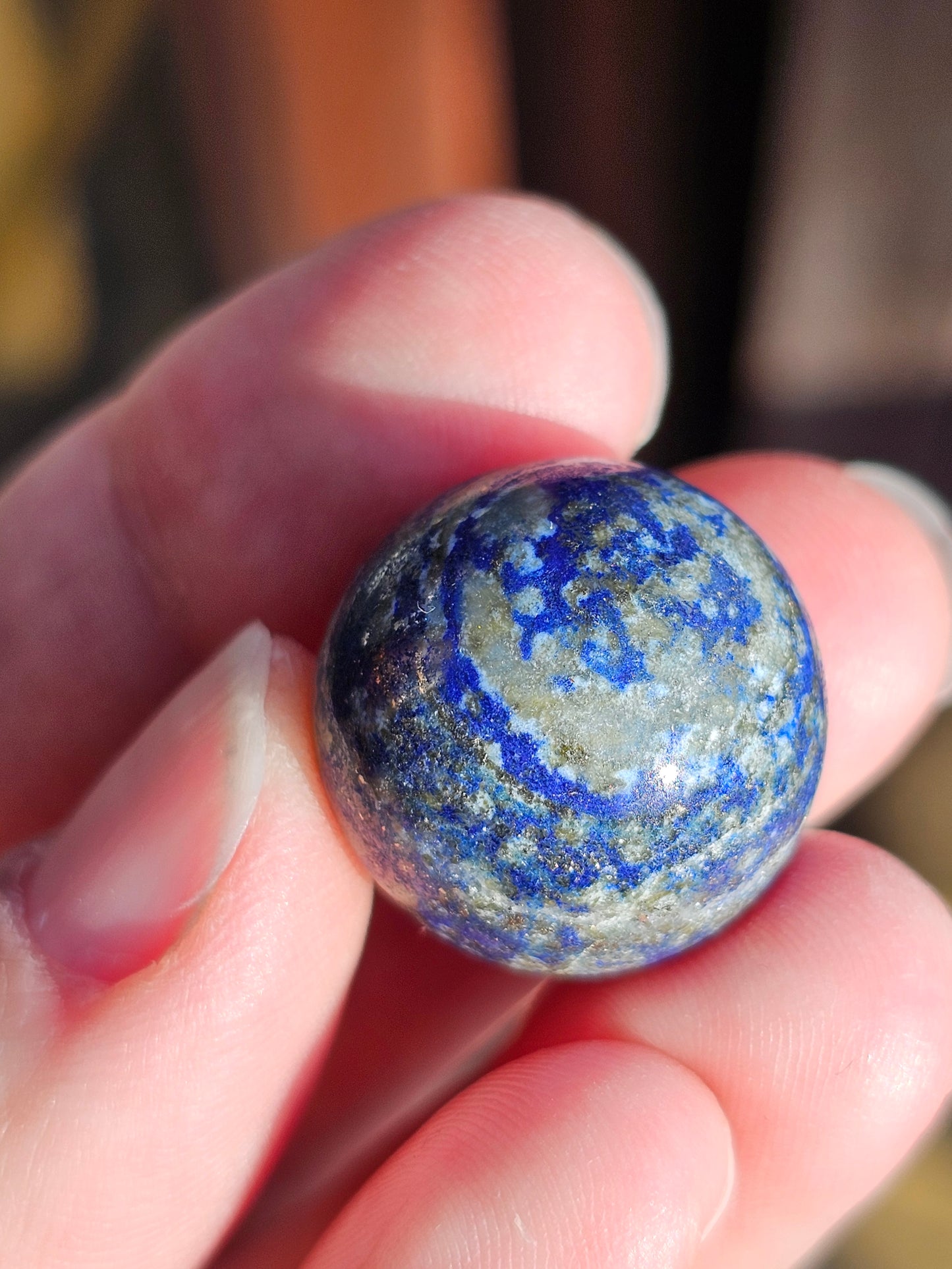 Petite sphère en Lapis Lazuli LL2