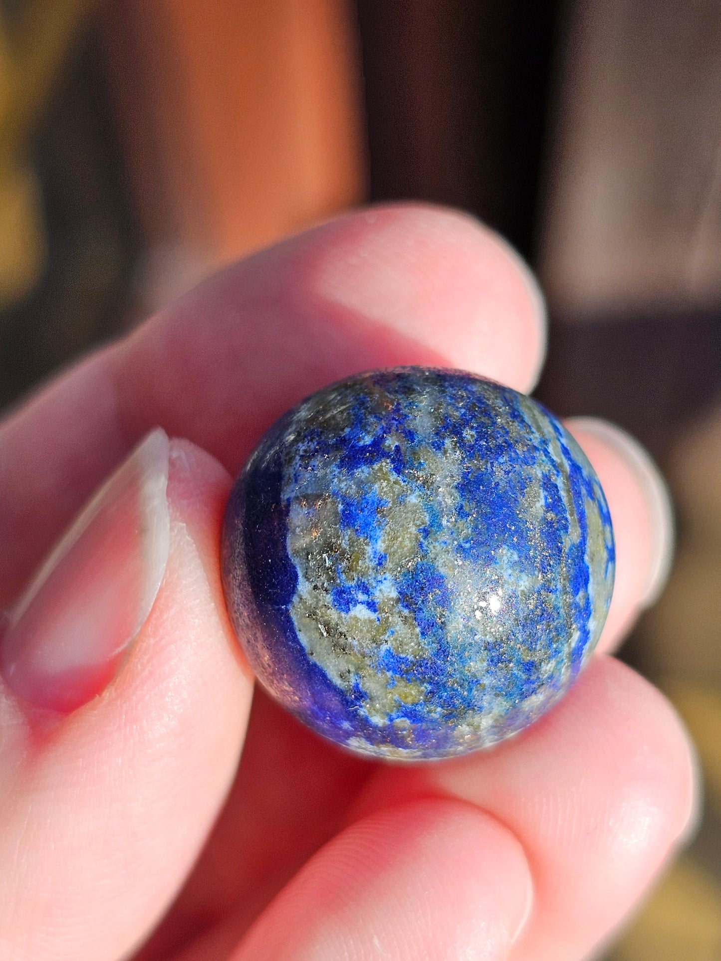 Petite sphère en Lapis Lazuli LL2