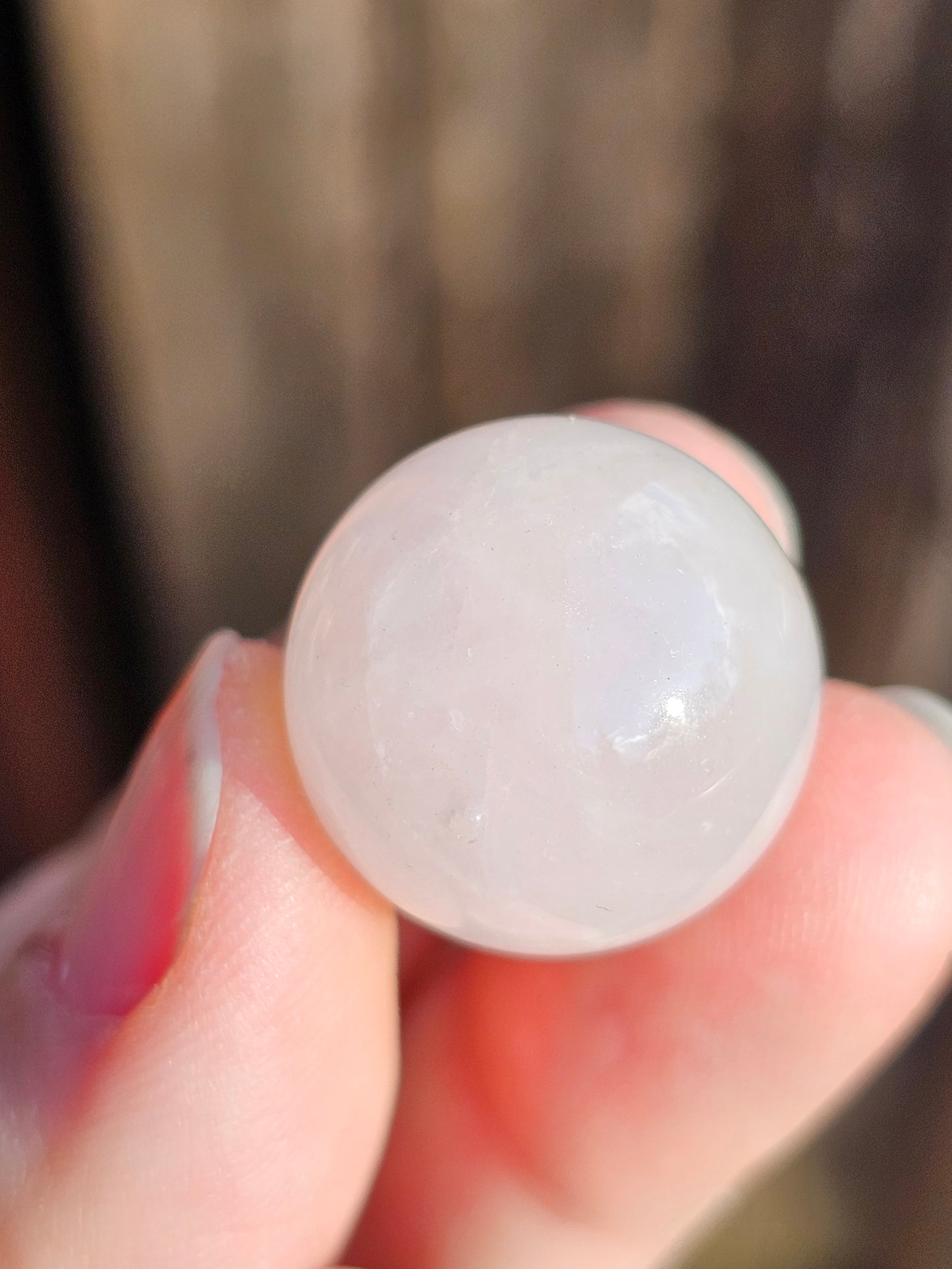 Petite sphère en Quartz rose B