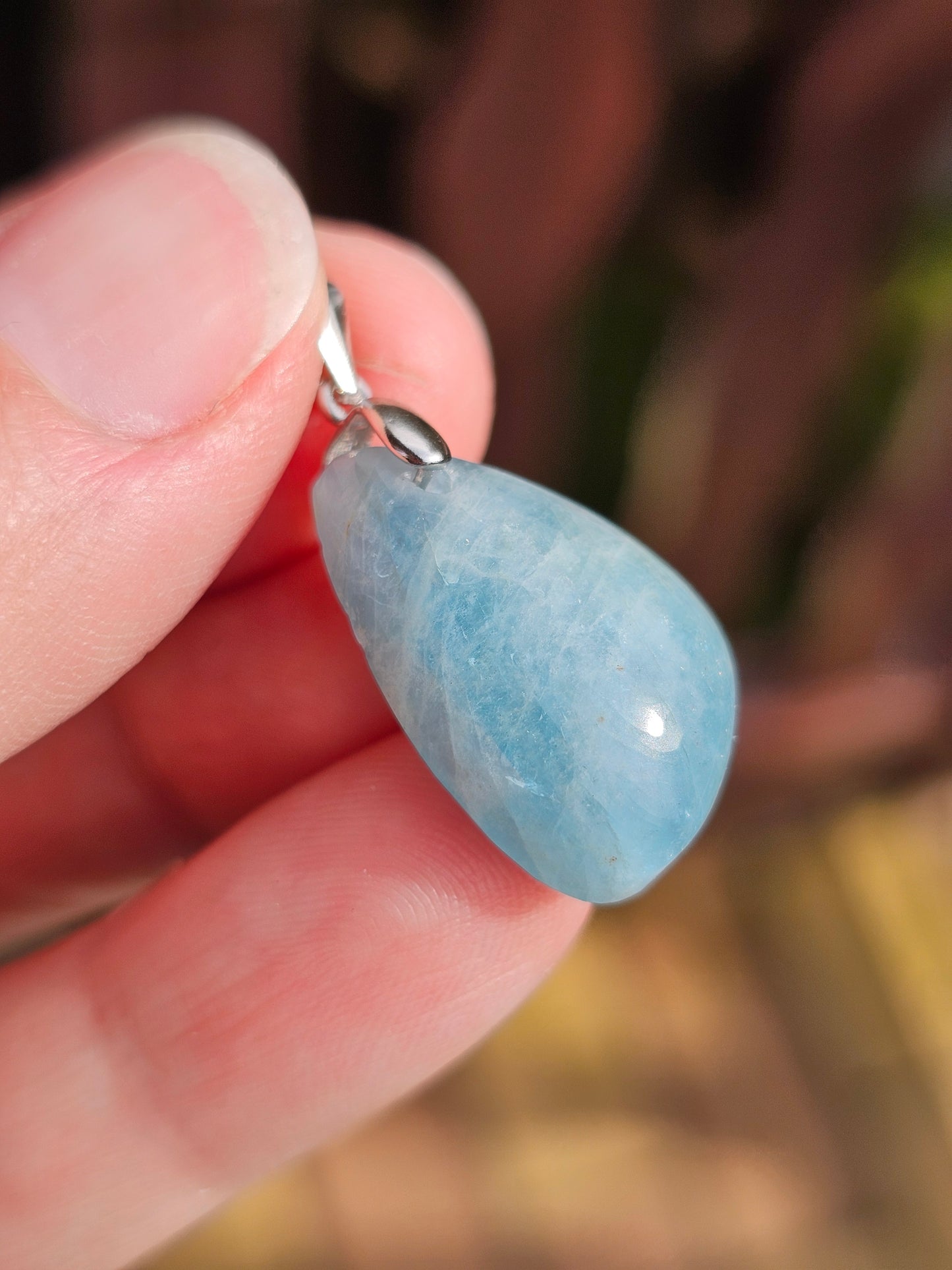 Pendentif en Aigue-marine du Brésil n°23