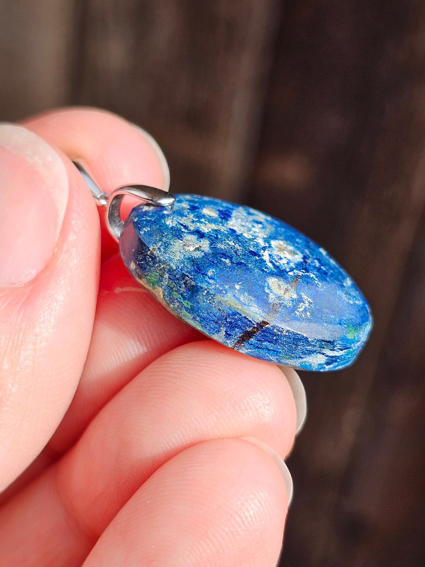 Pendentif en Azurite Malachite AZ1