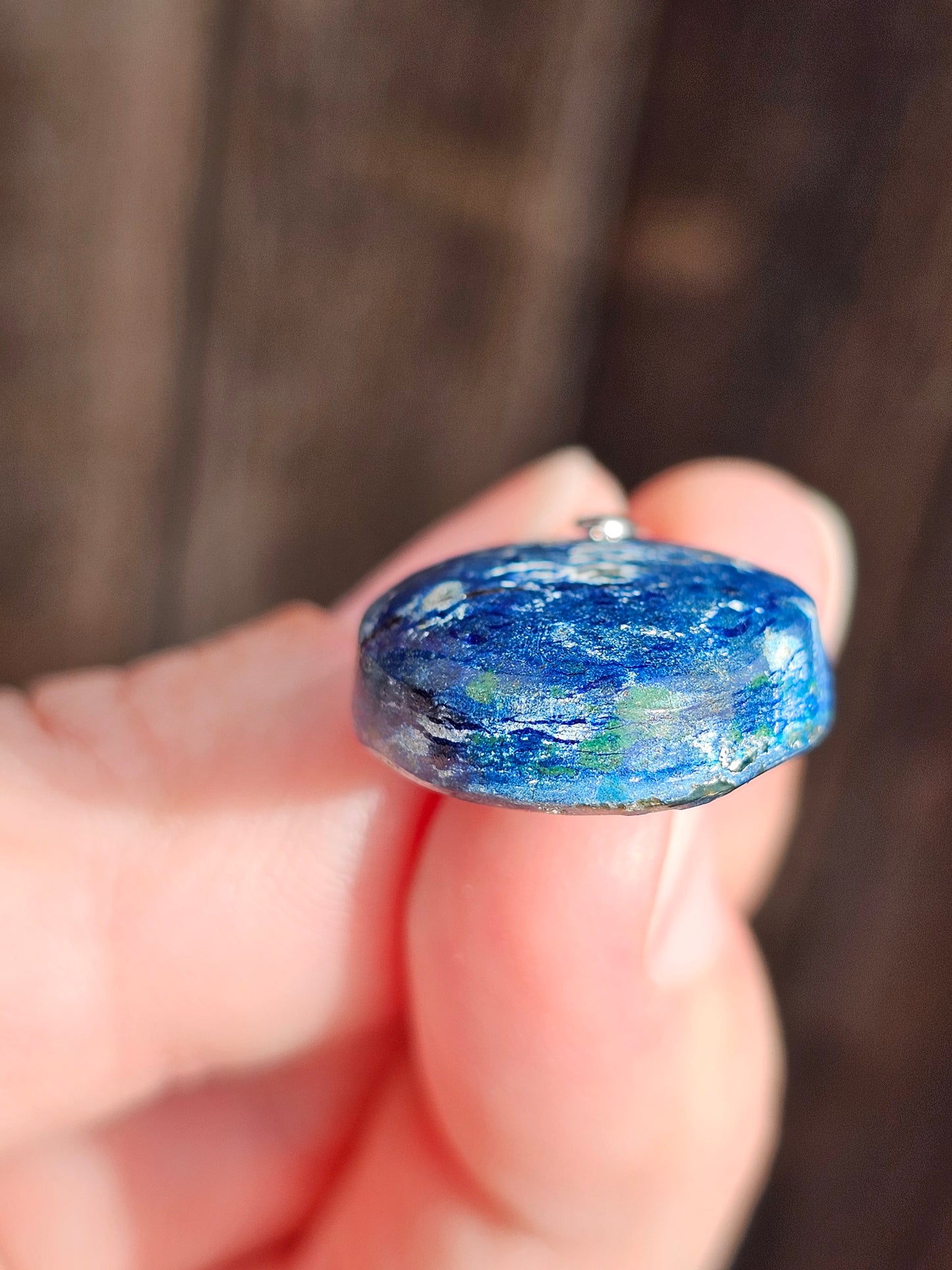 Pendentif en Azurite Malachite AZ1
