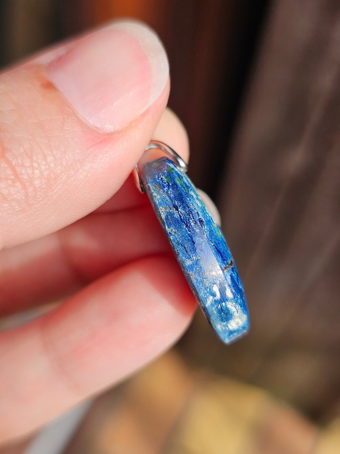 Pendentif en Azurite Malachite AZ3