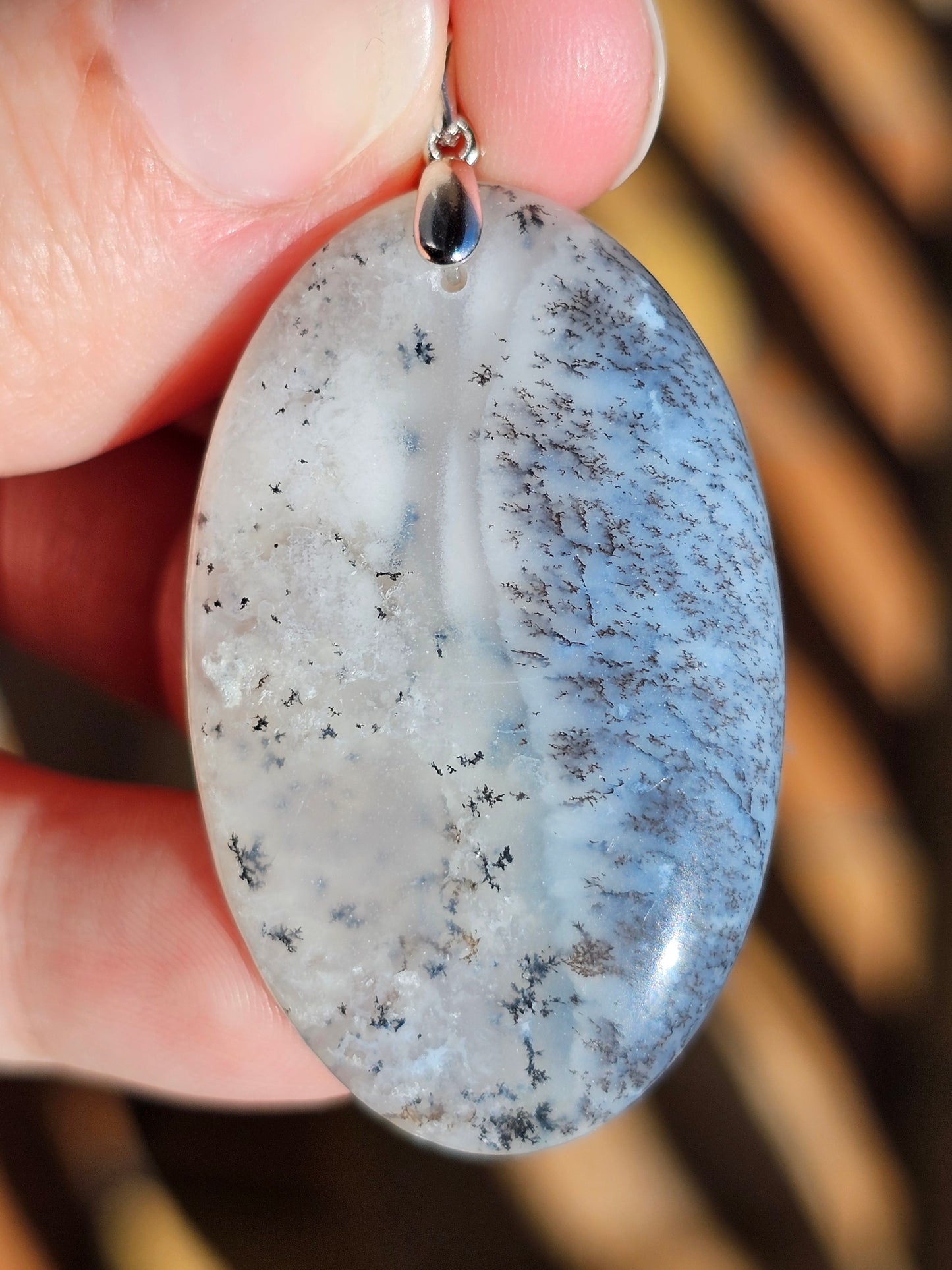 Pendentif en Opale dendritique OD2