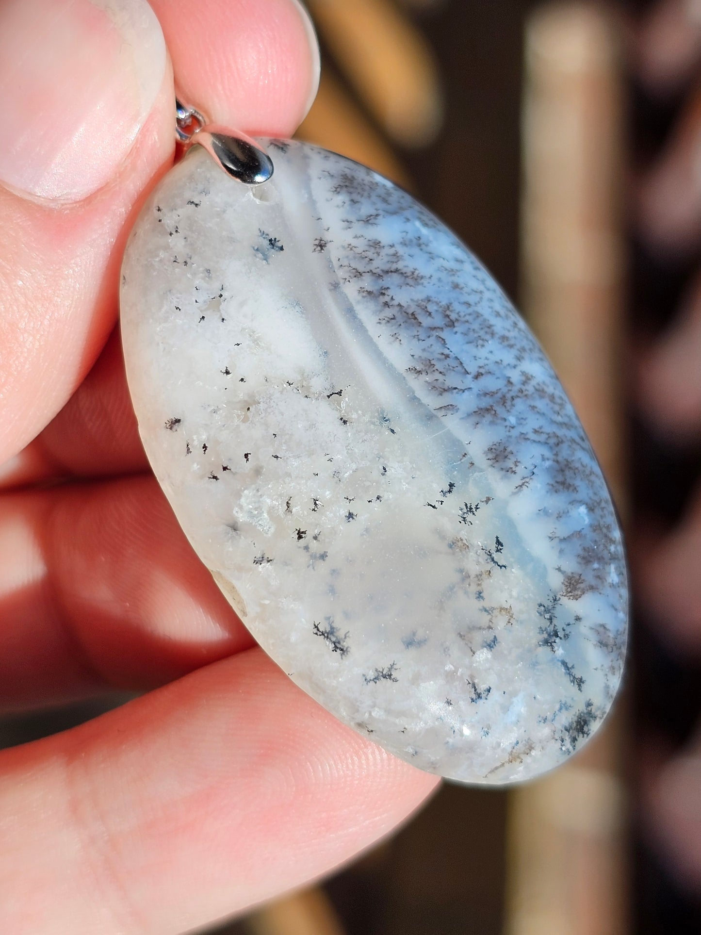Pendentif en Opale dendritique OD2