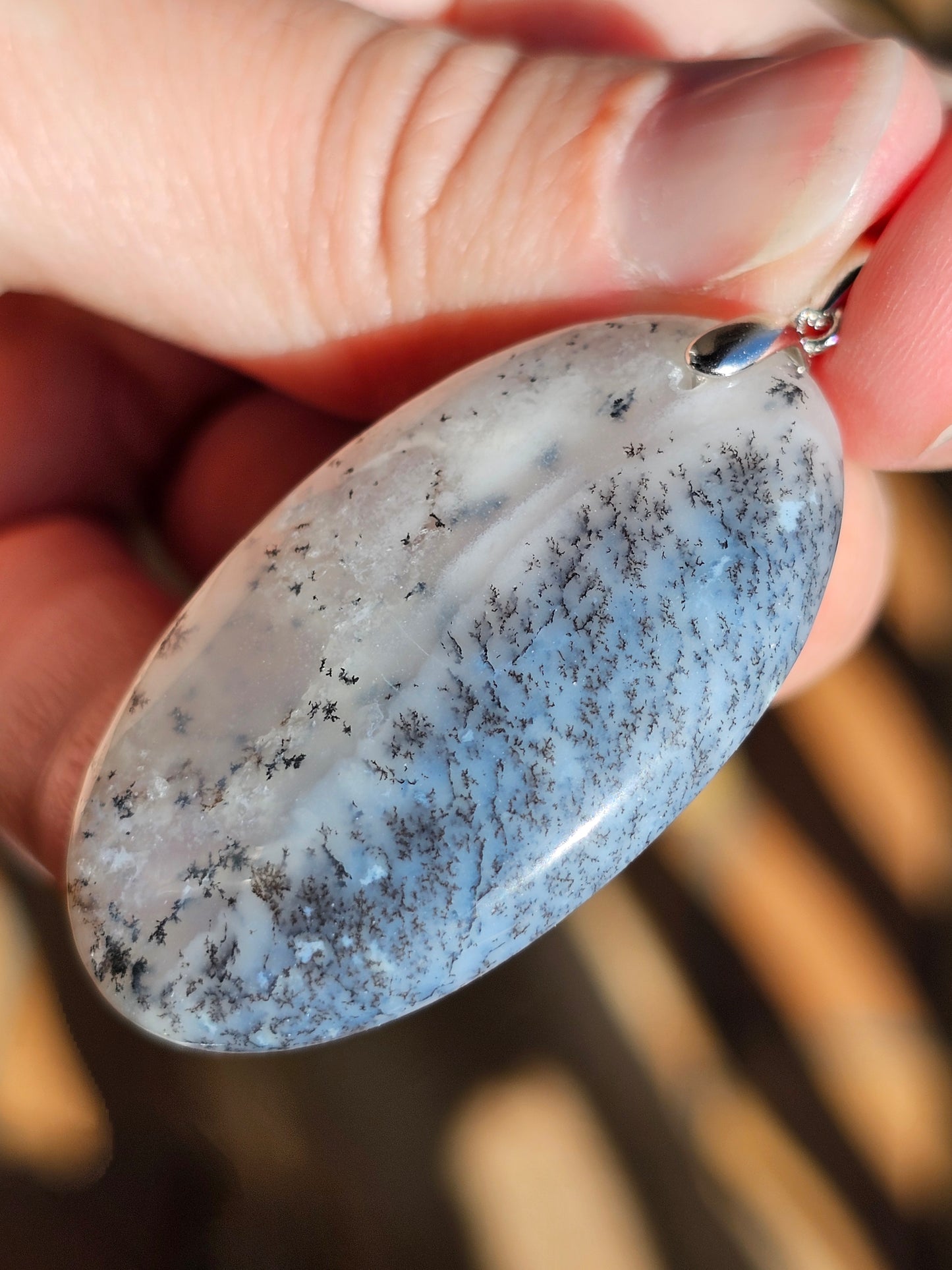 Pendentif en Opale dendritique OD2