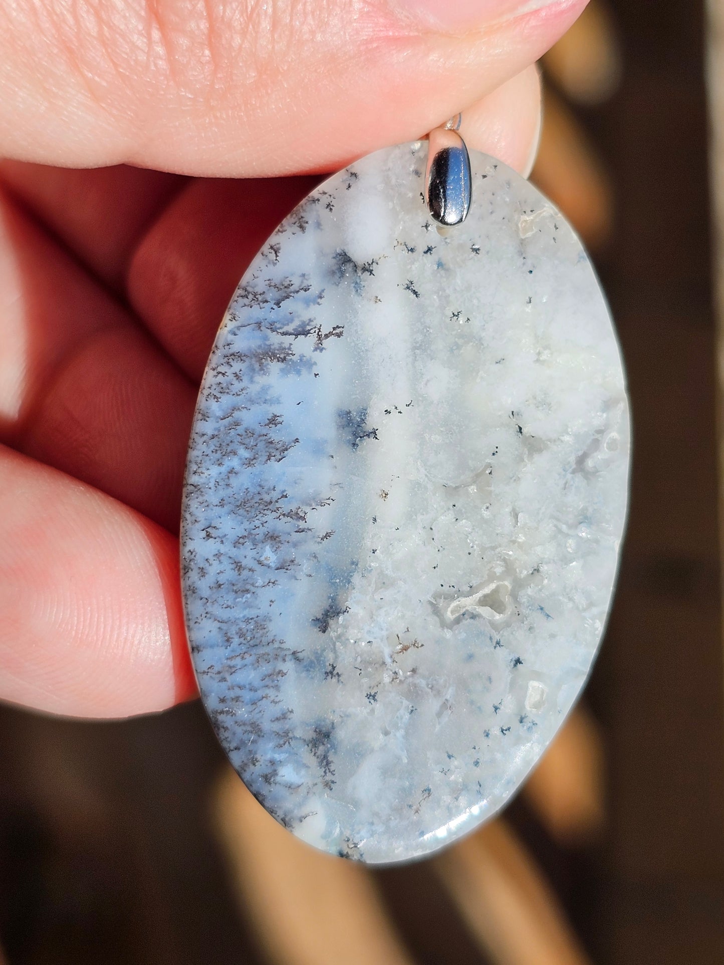 Pendentif en Opale dendritique OD2