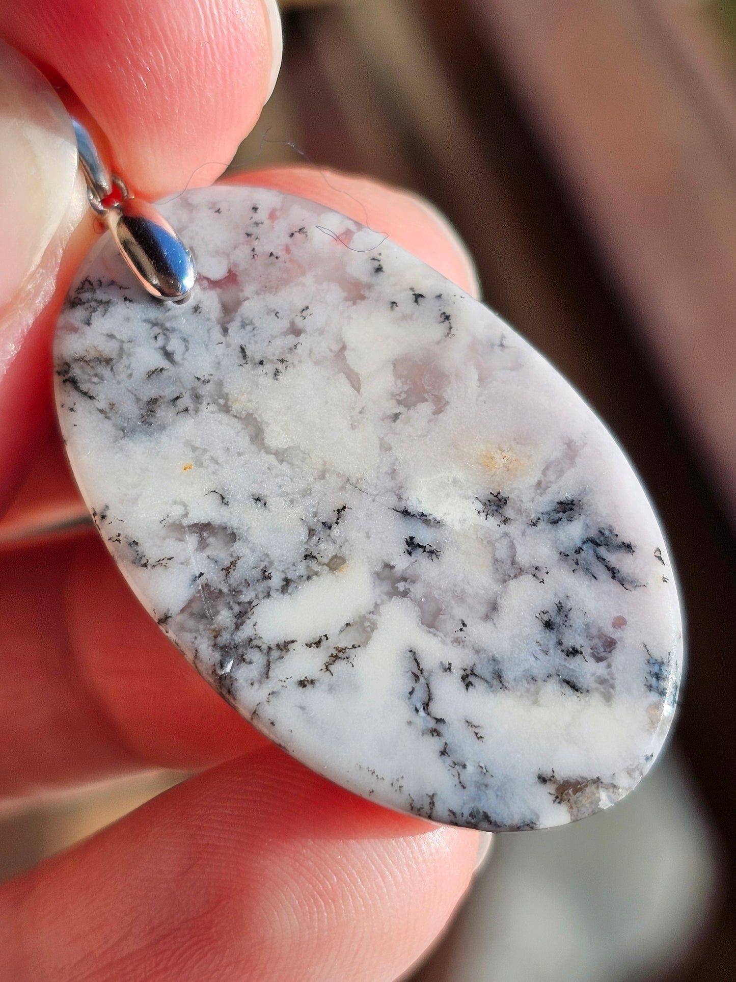 Pendentif en Opale dendritique OD6