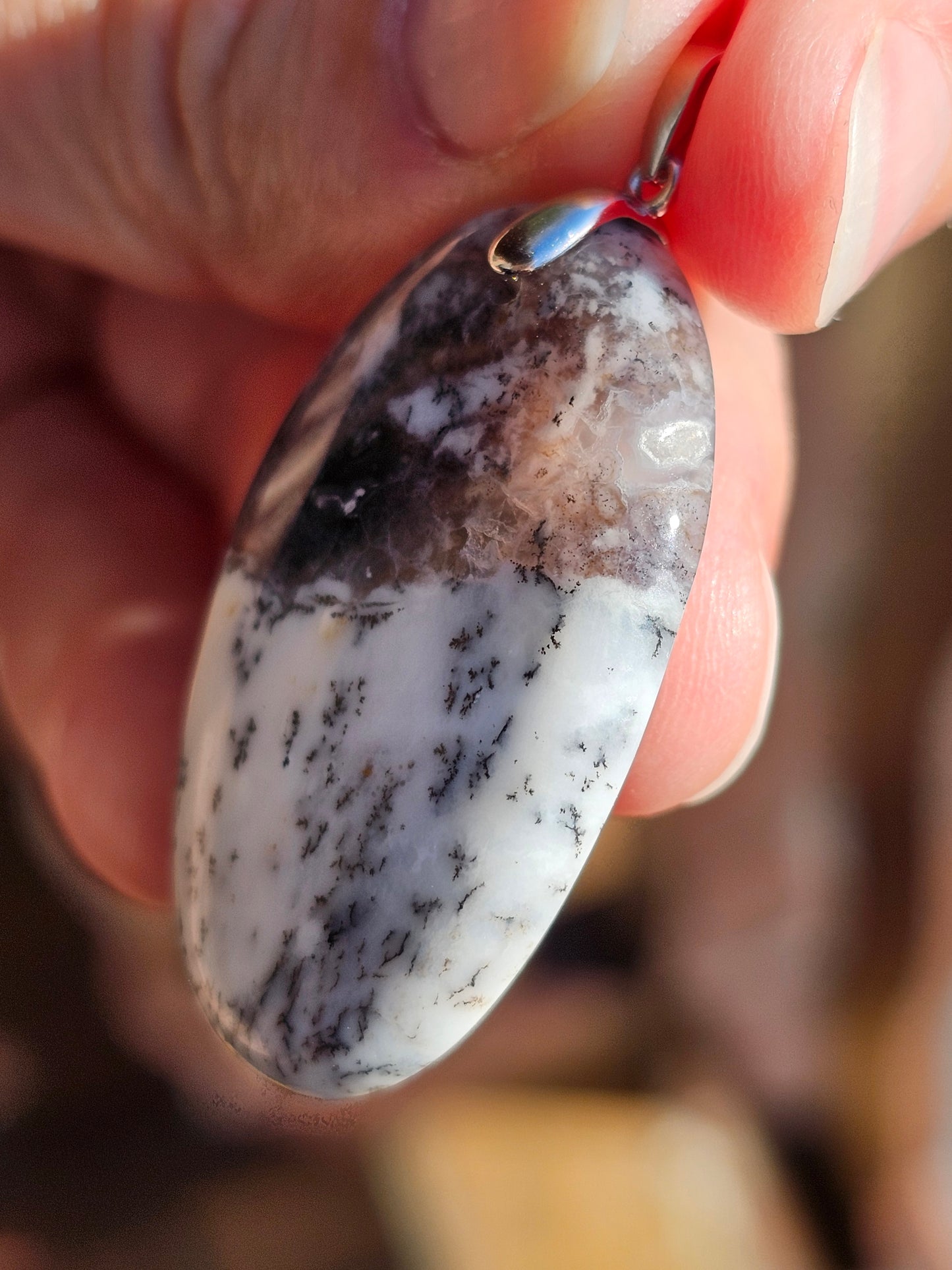 Pendentif en Opale dendritique OD7