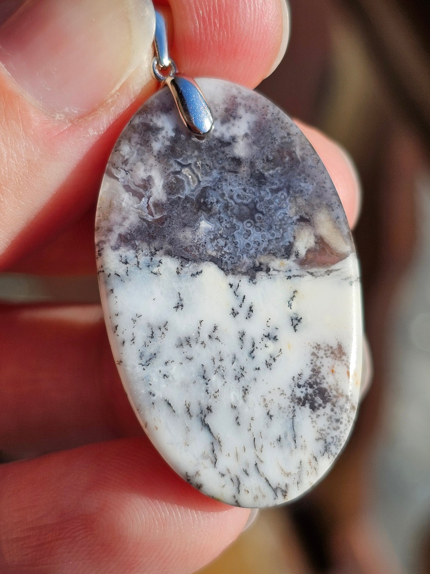 Pendentif en Opale dendritique OD7