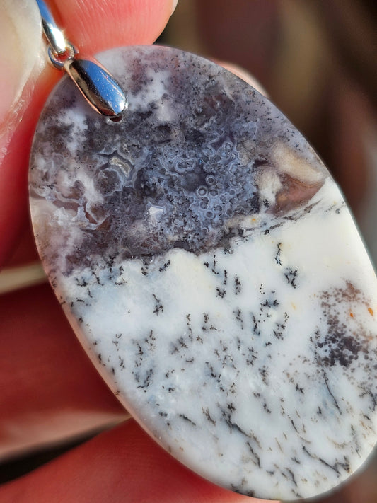 Pendentif en Opale dendritique OD7