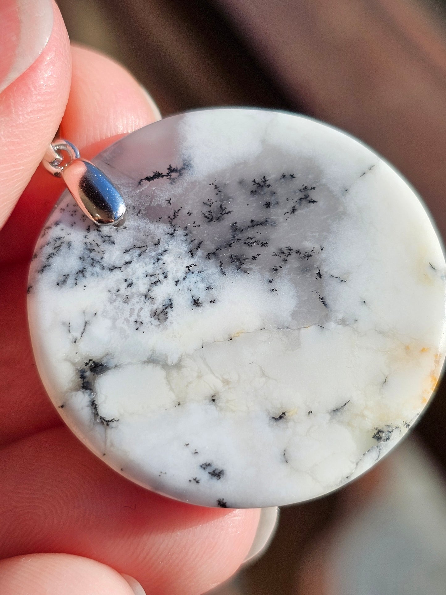 Pendentif en Opale dendritique OD11