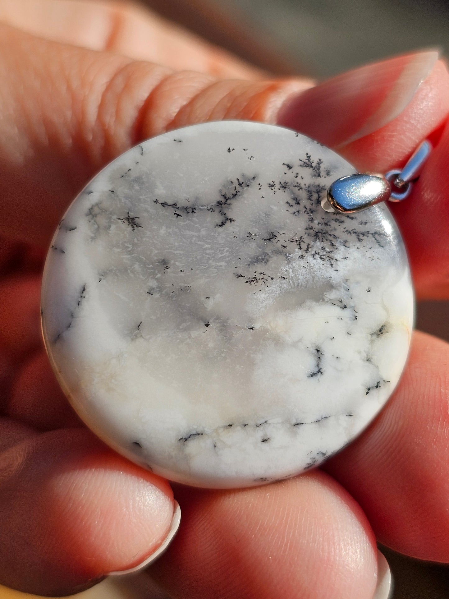 Pendentif en Opale dendritique OD11
