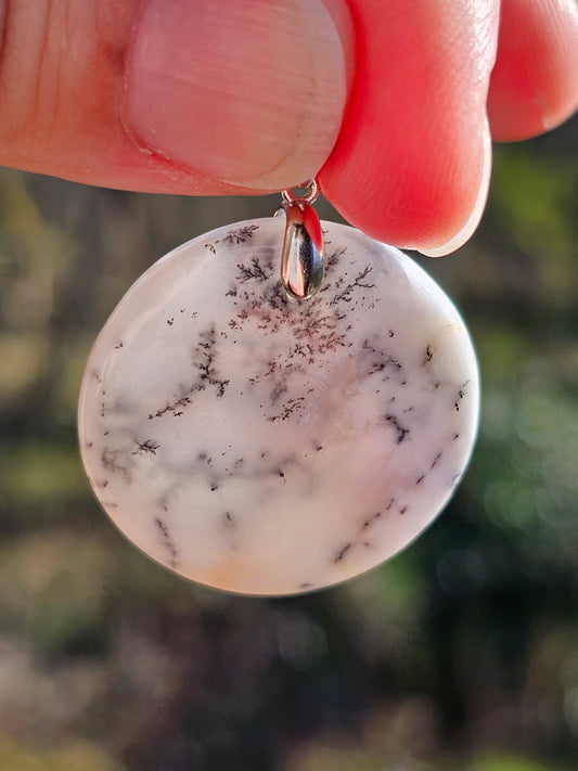 Pendentif en Opale dendritique OD11