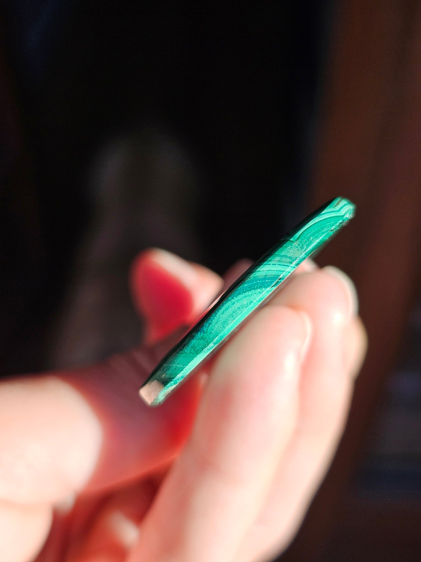 Pendentif en Malachite n°7