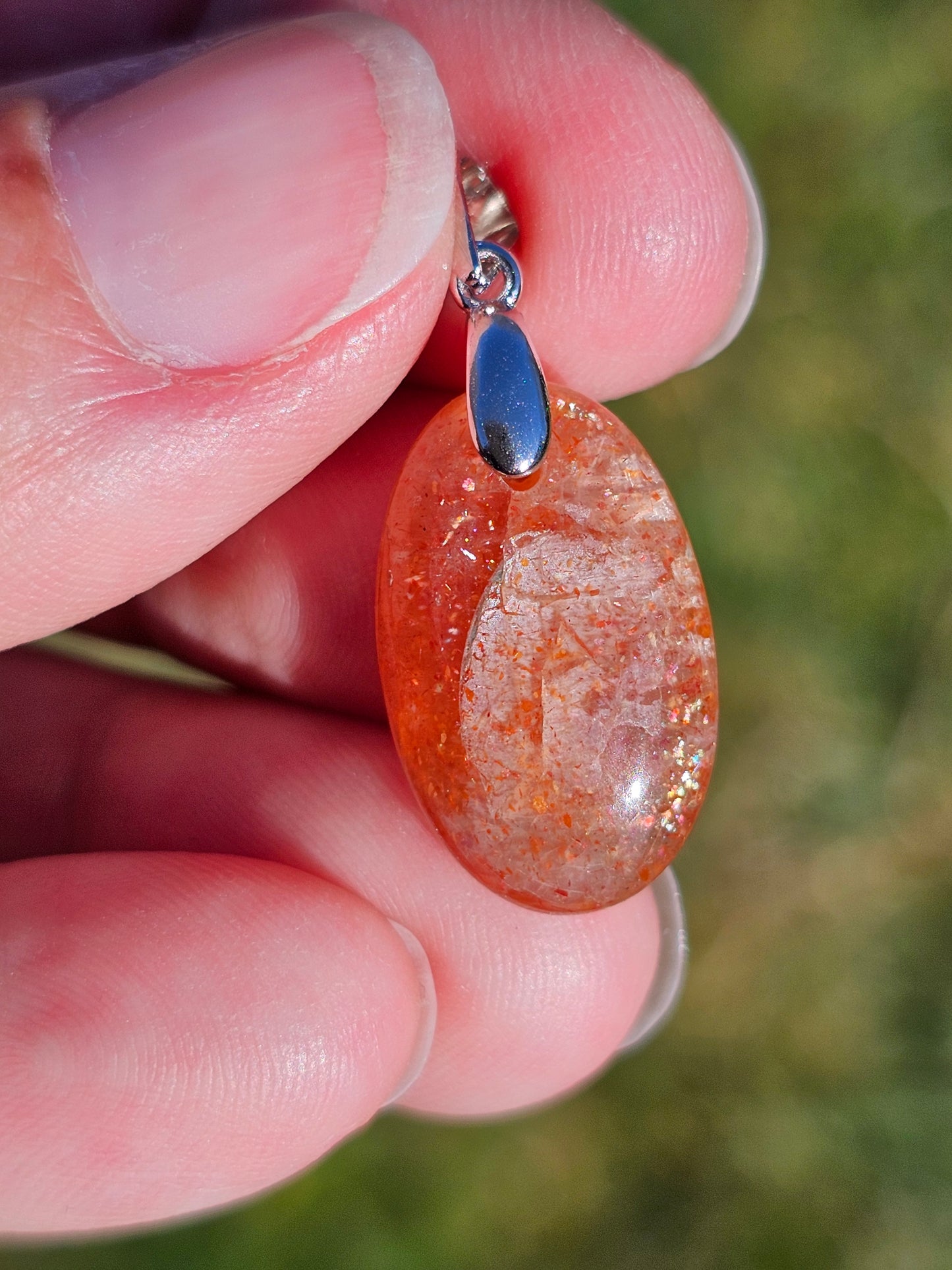 Pendentif en Pierre de soleil n°1