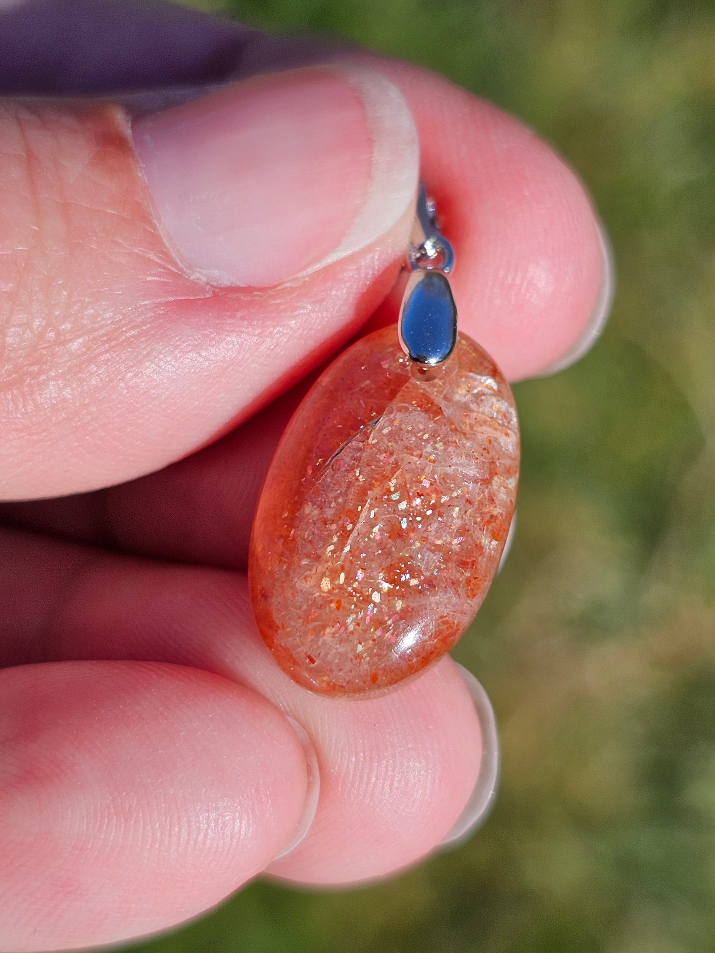 Pendentif en Pierre de soleil n°1