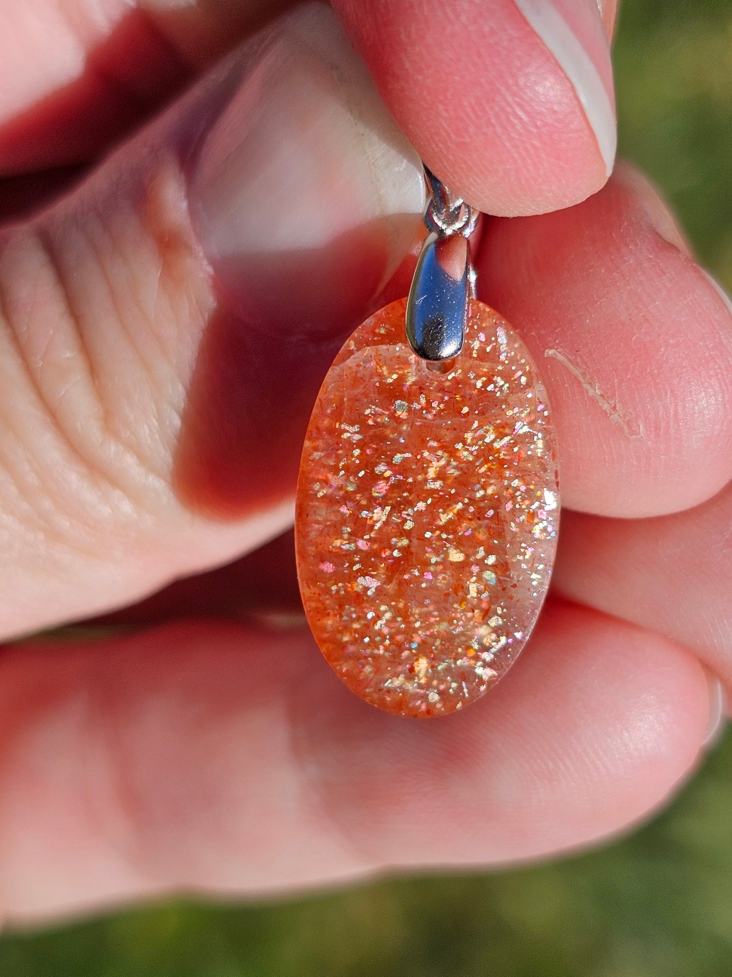 Pendentif en Pierre de soleil n°1