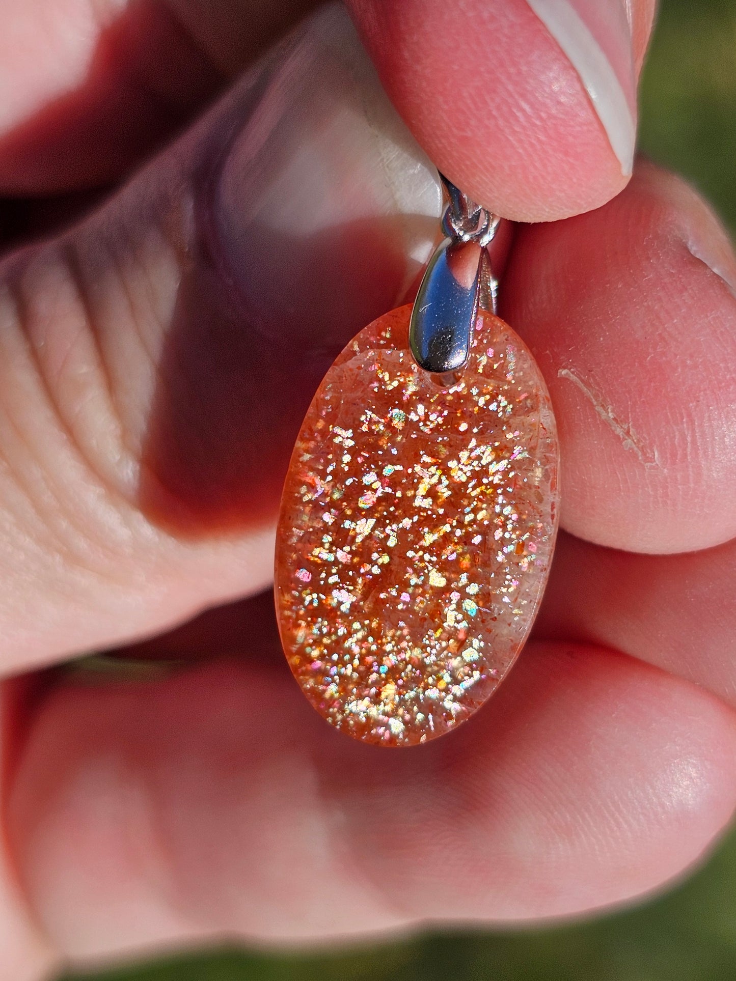 Pendentif en Pierre de soleil n°1