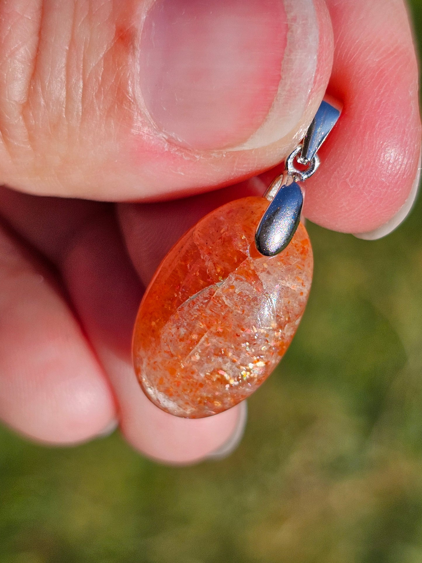 Pendentif en Pierre de soleil n°1