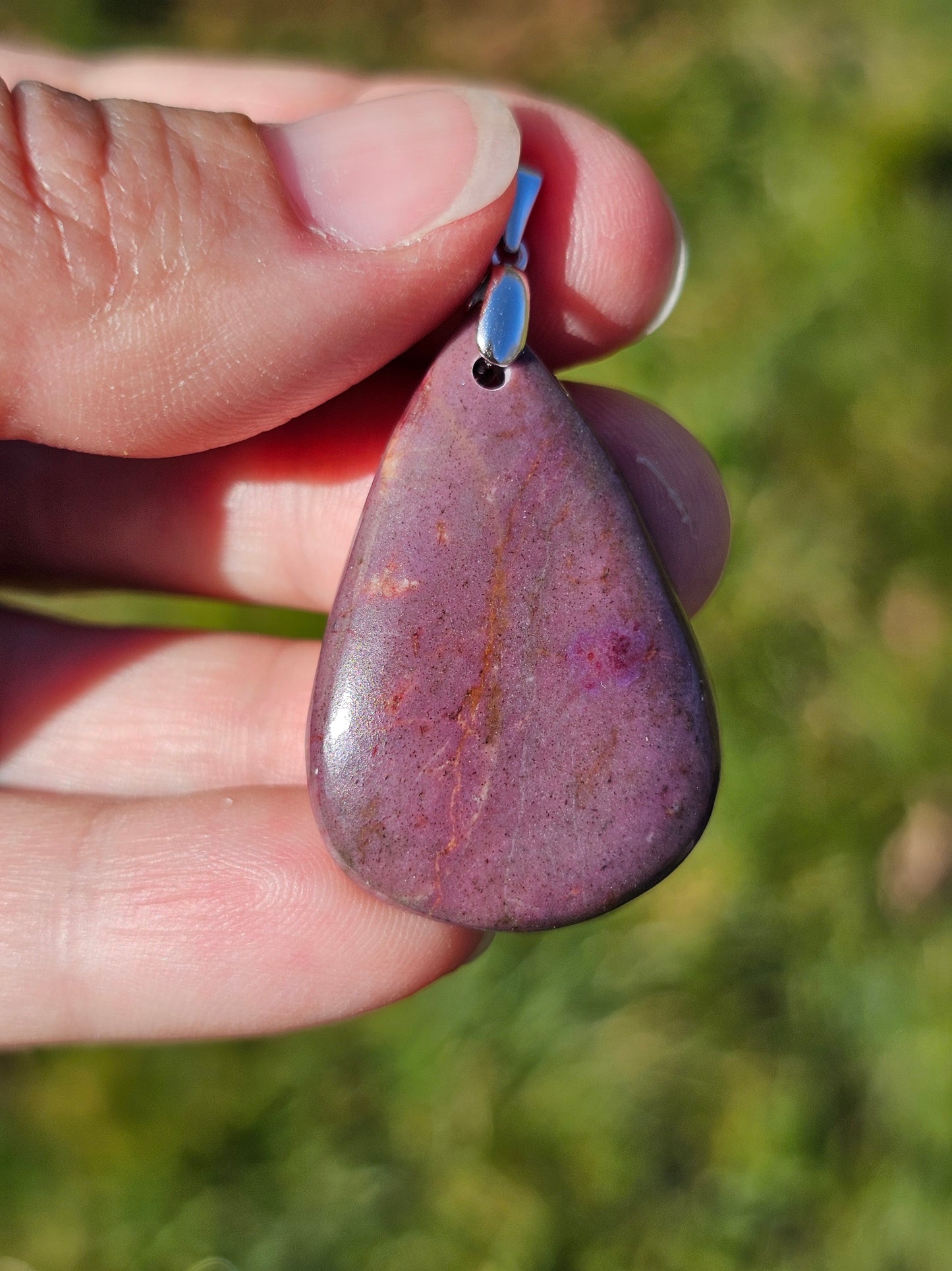 Pendentif Jadéite violette