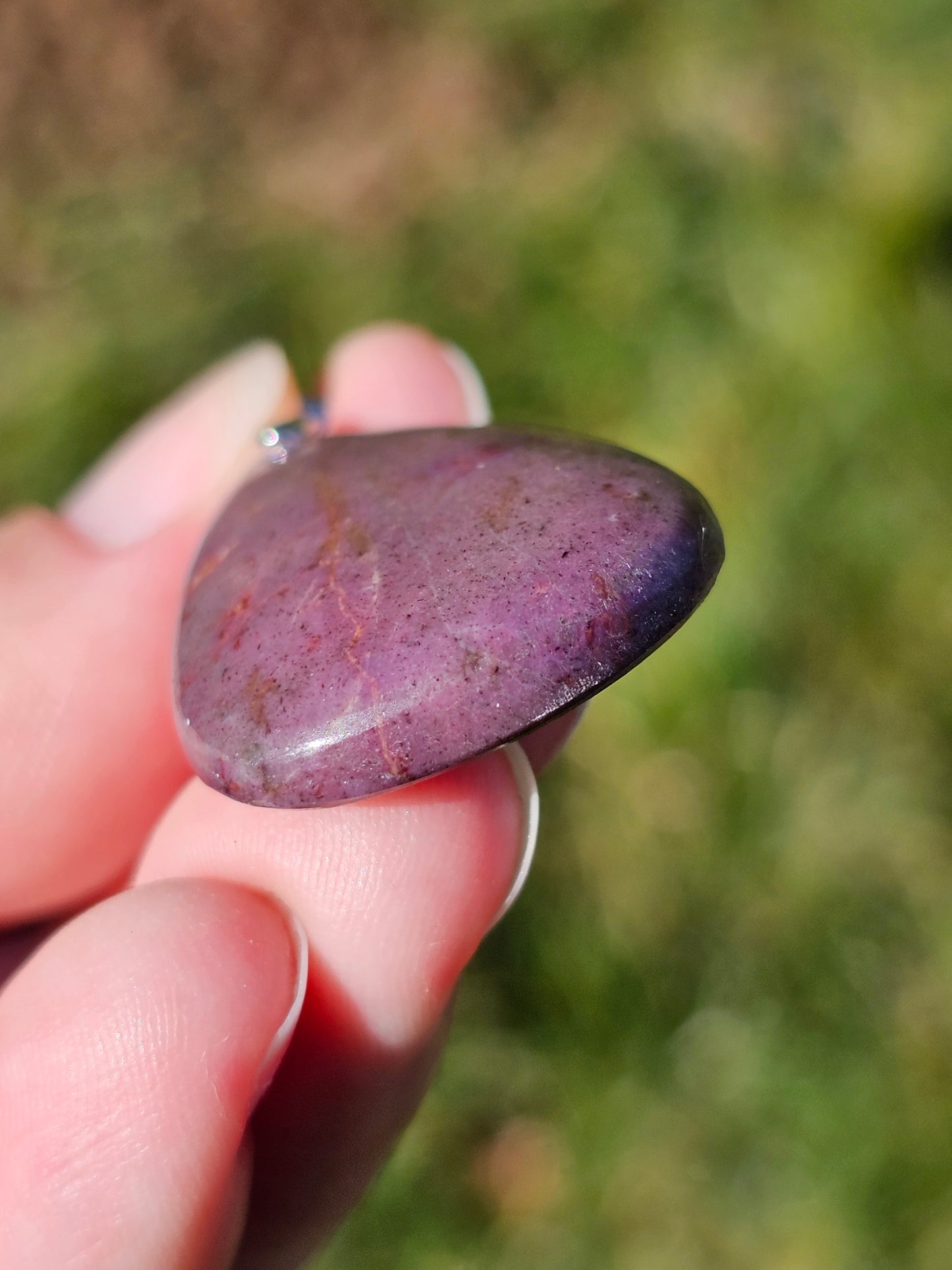 Pendentif Jadéite violette