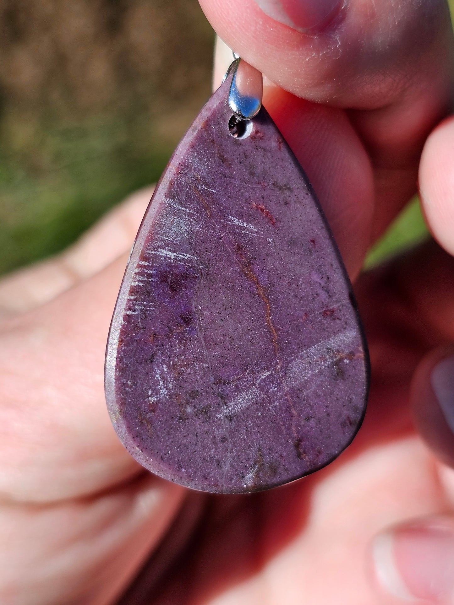 Pendentif Jadéite violette