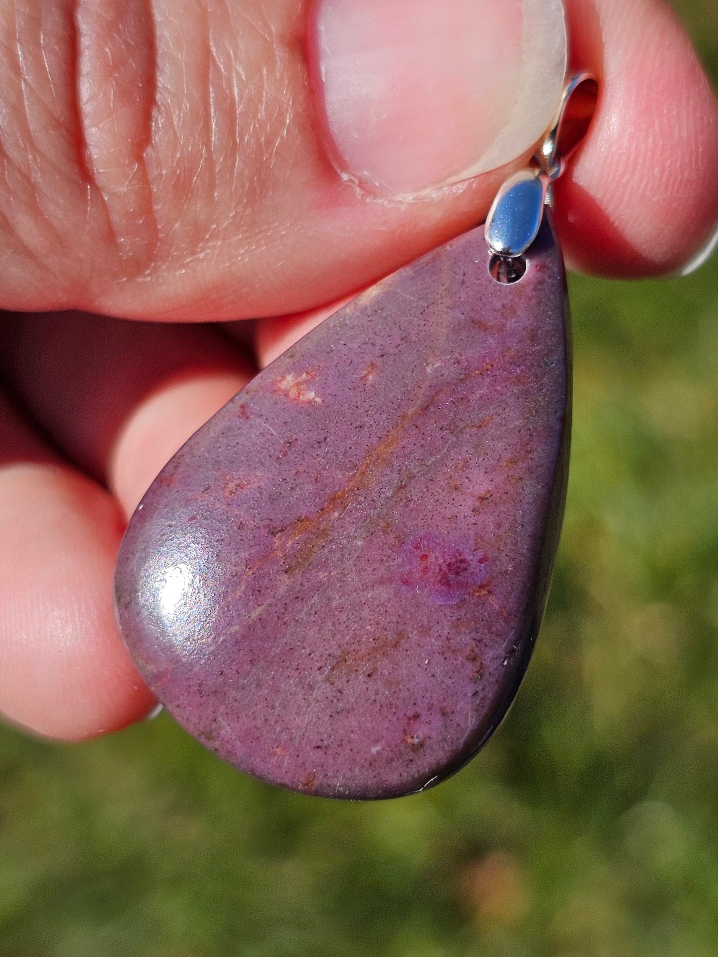 Pendentif Jadéite violette