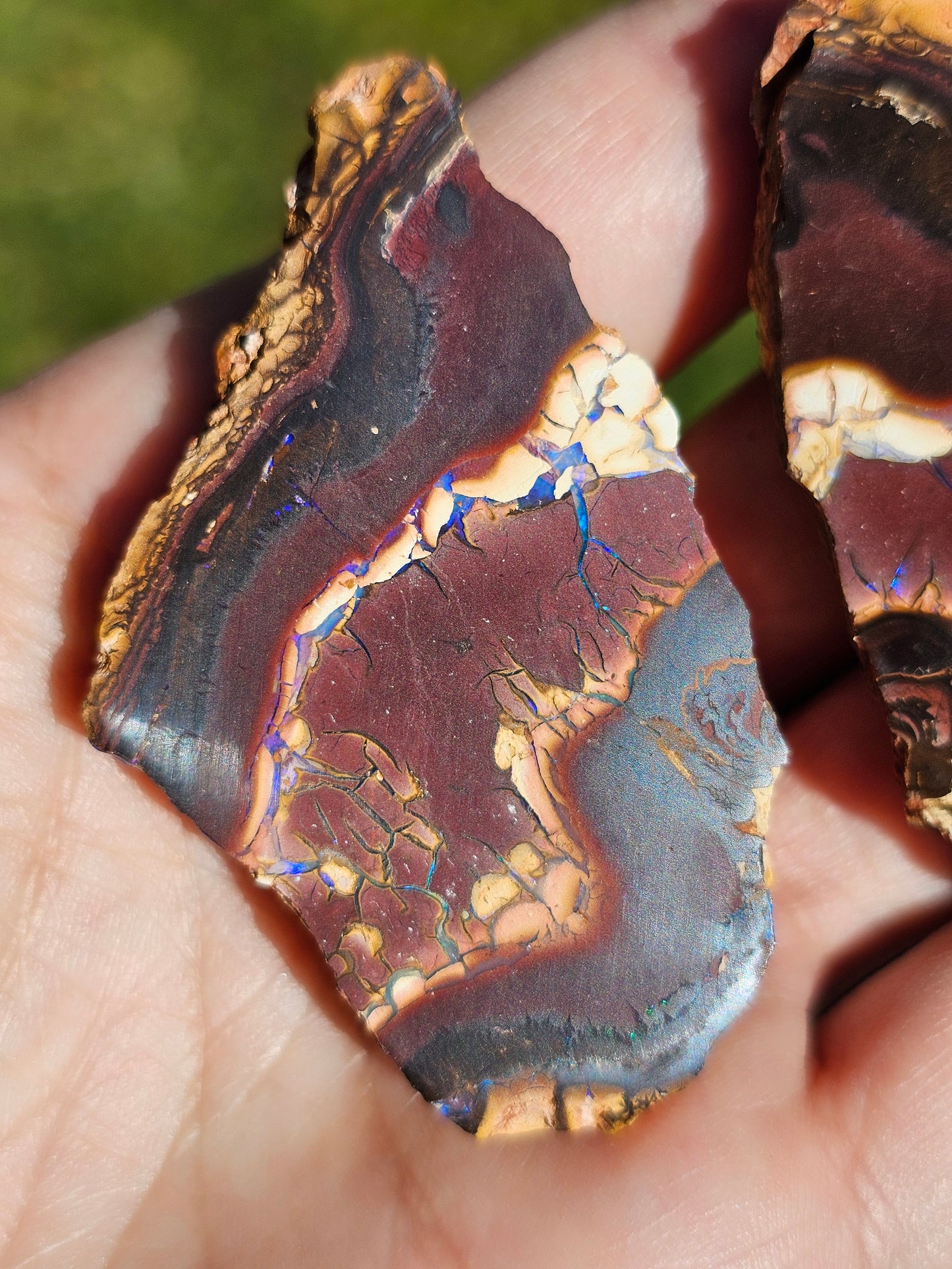 Paire d'Opales Boulder d'Australie