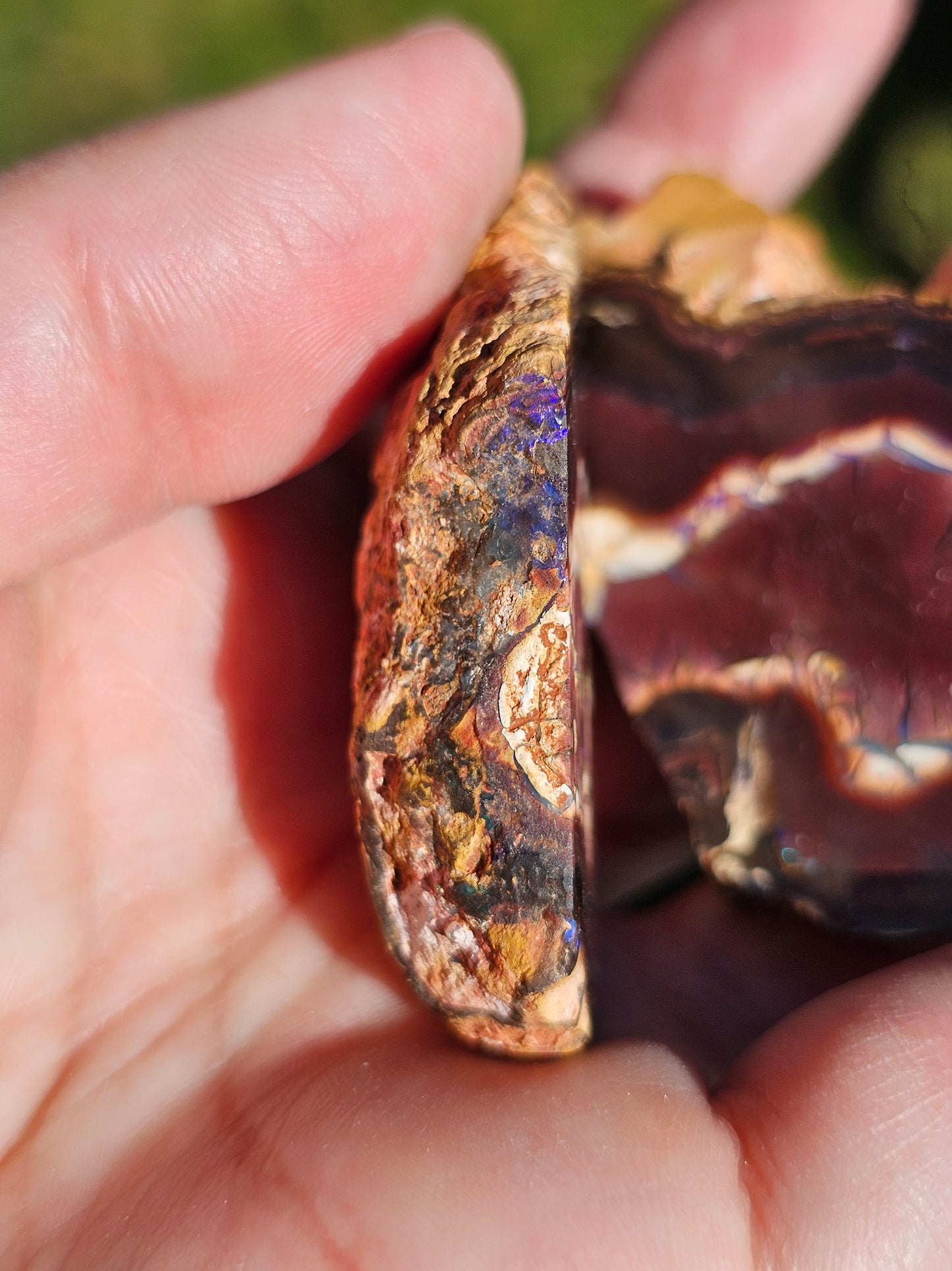 Paire d'Opales Boulder d'Australie