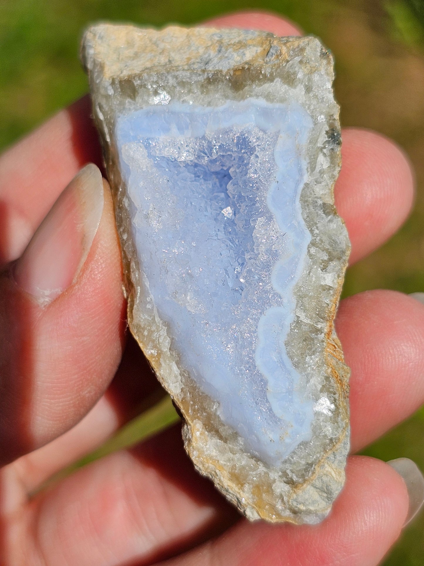 Calcédoine bleue des USA n°1