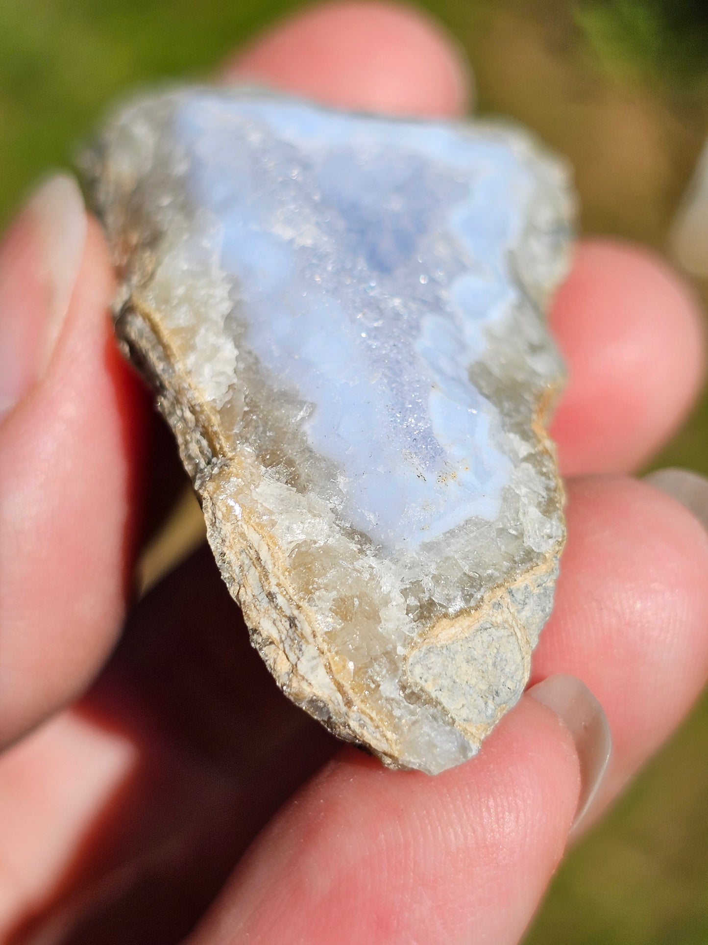 Calcédoine bleue des USA n°1