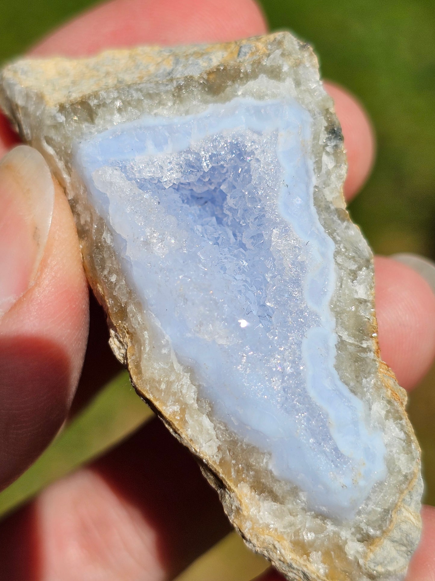 Calcédoine bleue des USA n°1