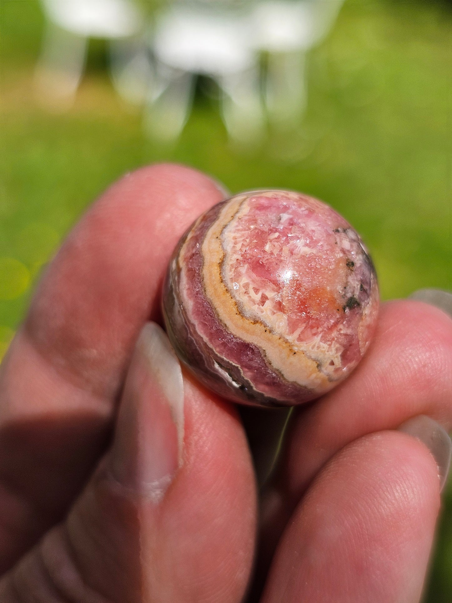 Petite sphère de Rhodochrosite RH9