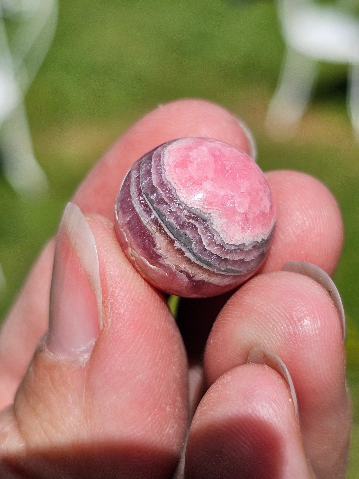 Petite sphère de Rhodochrosite RH10